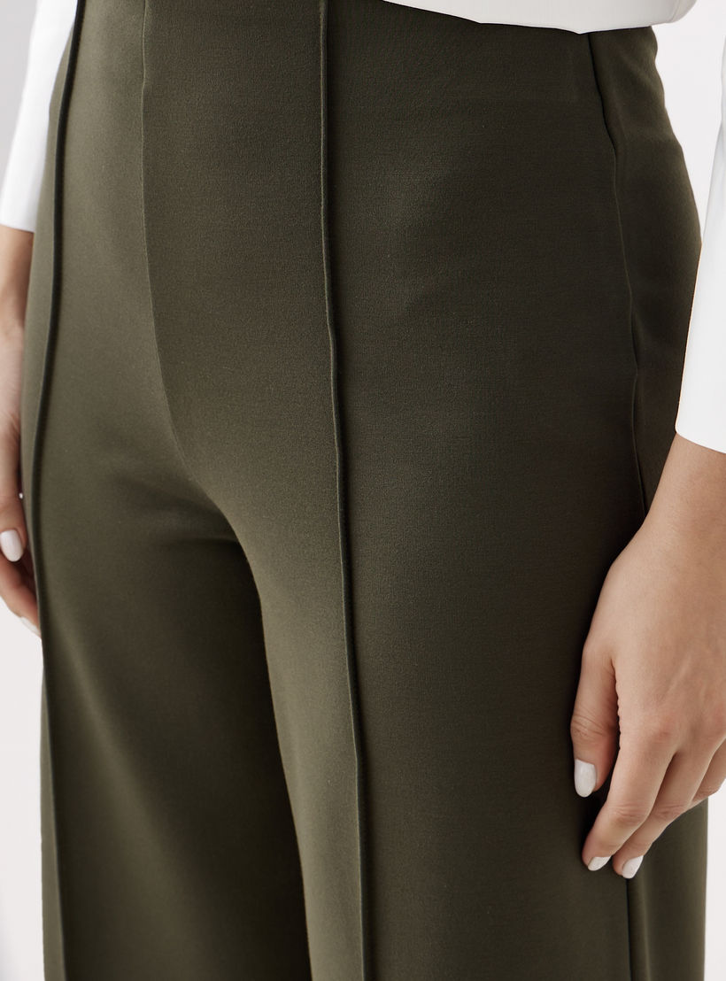 Regular Fit Ponte Pants-women-clothing-bottoms-trousers-image-4