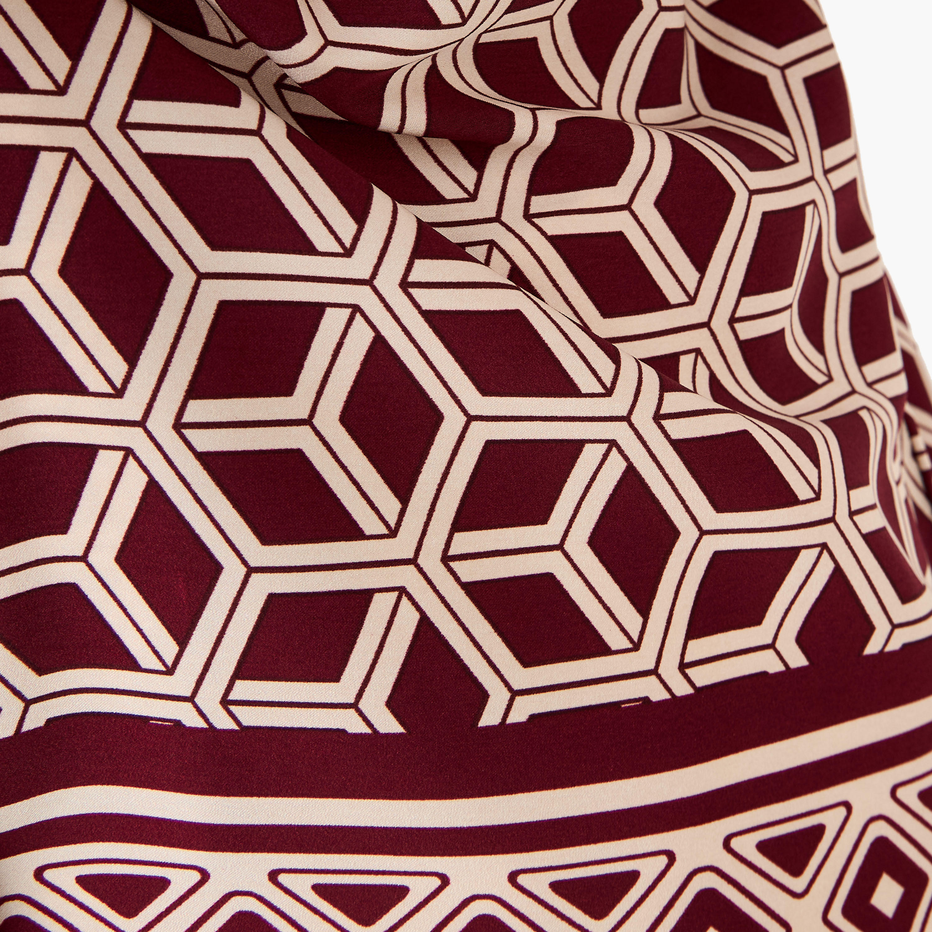 Regular Fit Printed Collared Satin Shirt-women-clothing-shirtsandblouses-shirts-image-5