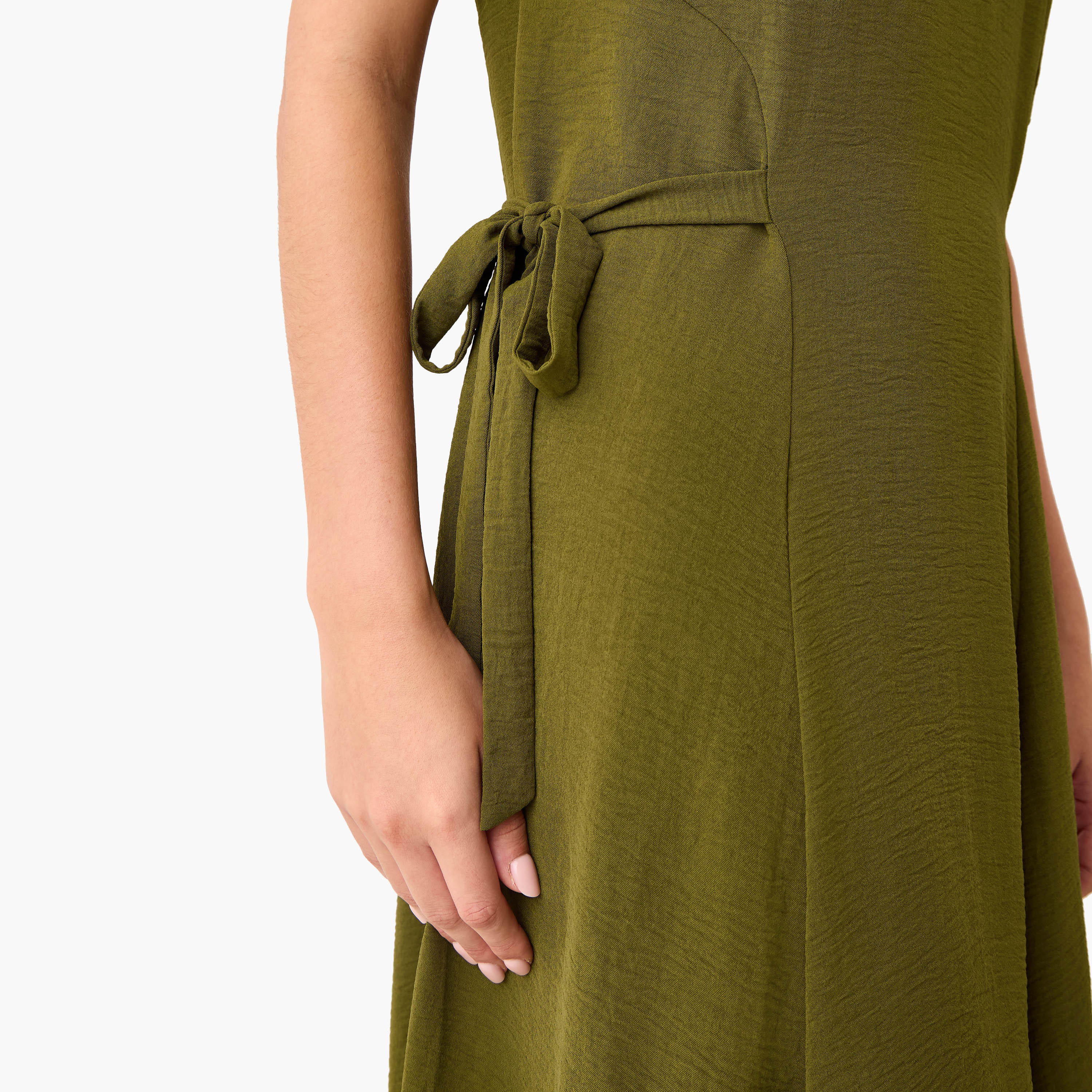 فستان إيه لاين متوسط الطول برباط-women-clothing-dresses-image-4