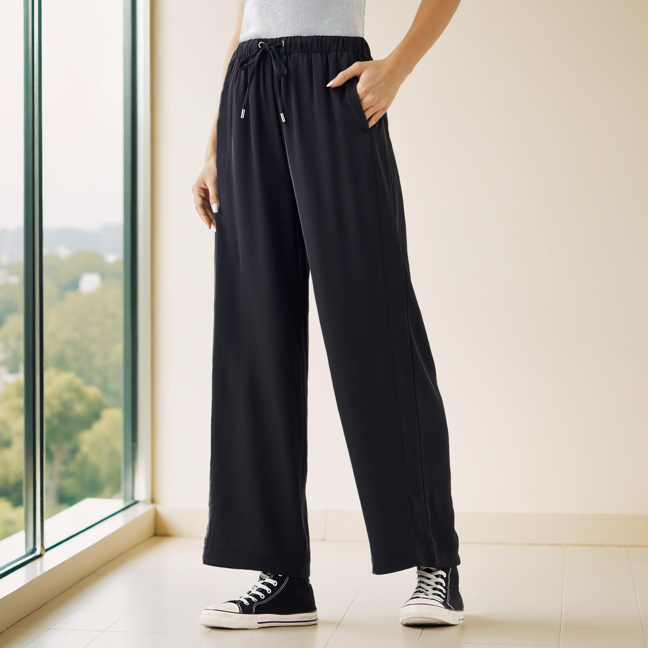 بنطلون واسع الساق بجيوب-women-clothing-bottoms-trousers-image-5