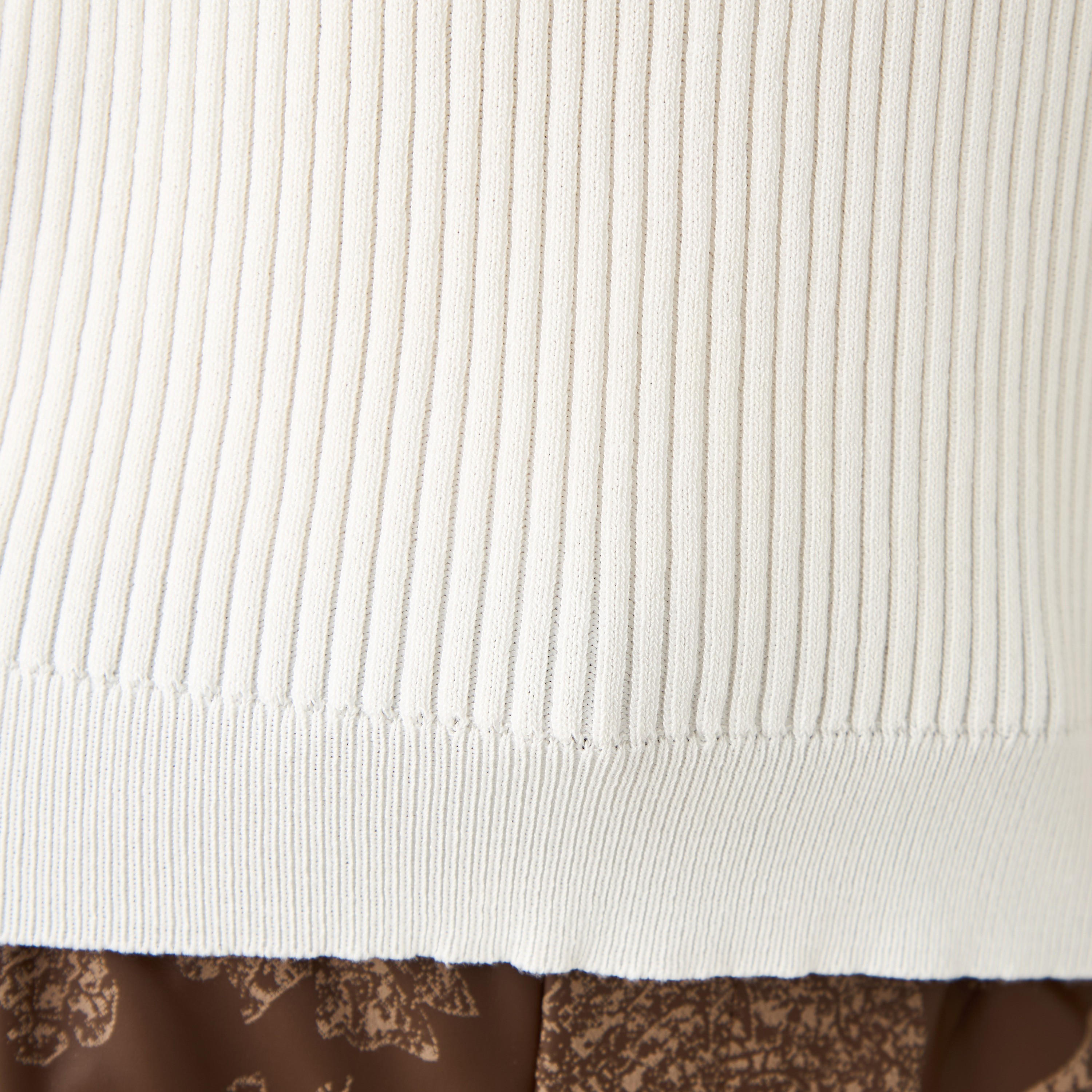 Ribbed Collared Polo T-shirt-women-clothing-tshirts-image-5