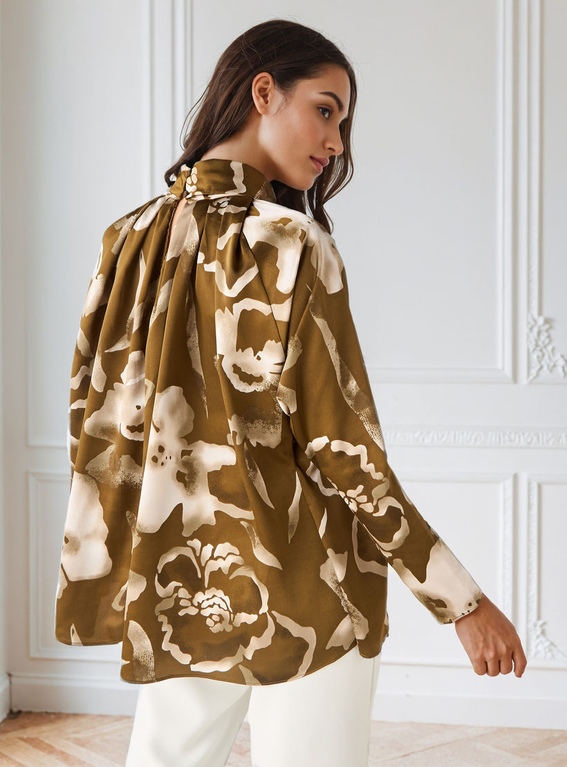 Floral Print Trapeze Viscose Top-women-clothing-shirtsandblouses-blouses-image-4