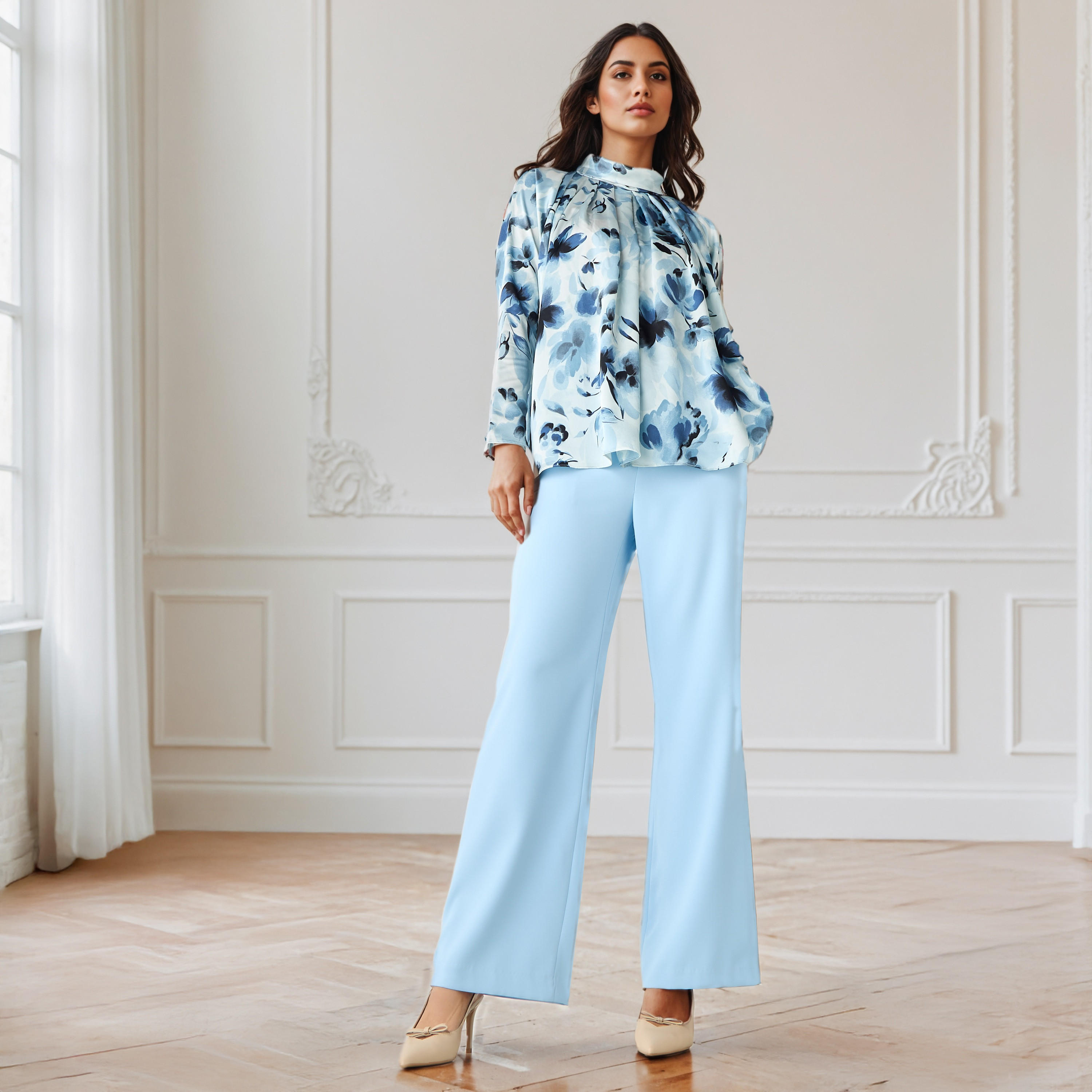 بلوزة ترابيز فيسكوز بطبعات-women-clothing-shirtsandblouses-blouses-image-4