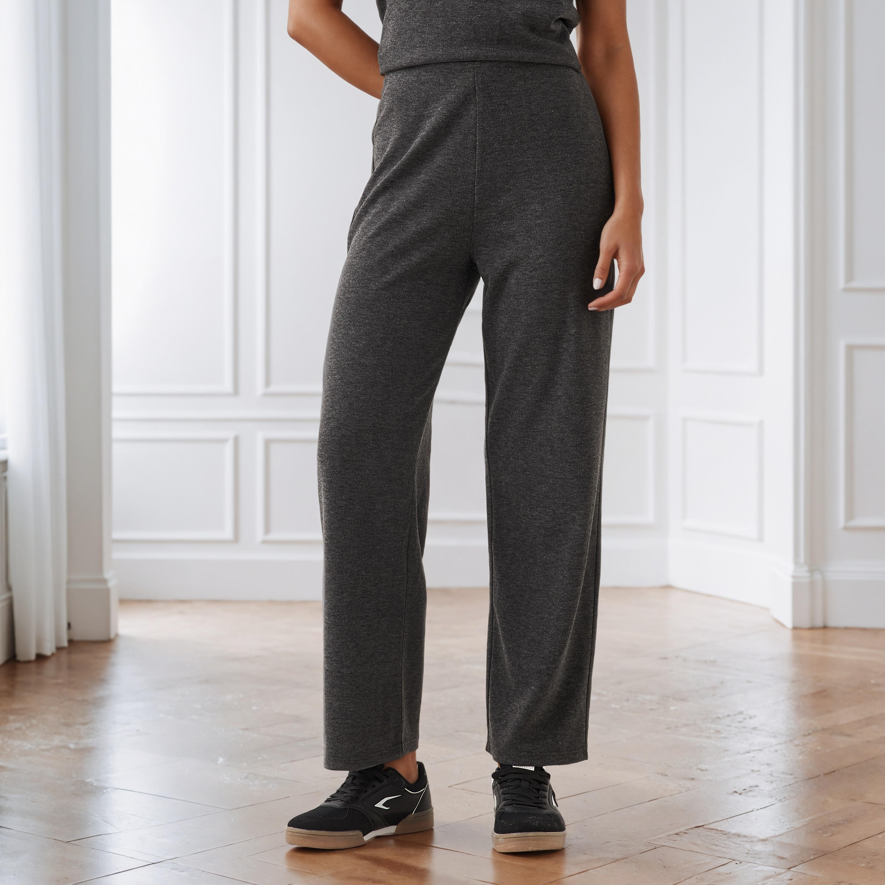 Relaxed Fit Flexi Waist Pants-women-clothing-bottoms-trousers-image-1