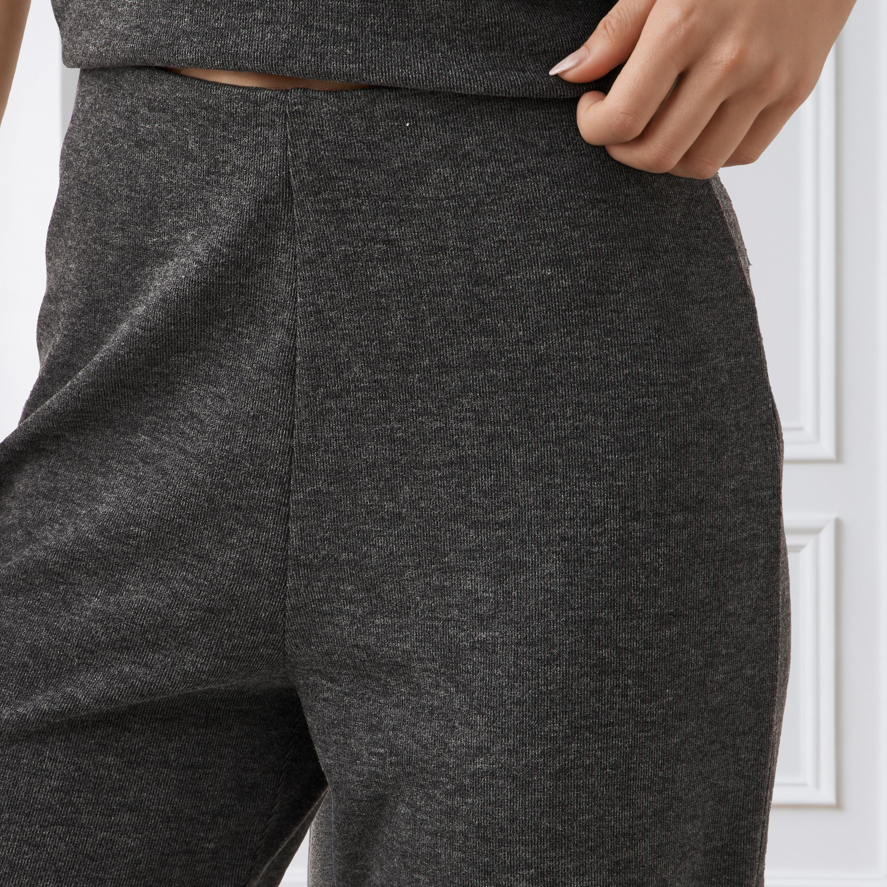 بنطلون بقصّة مريحة وخصر مطاطي-women-clothing-bottoms-trousers-image-5