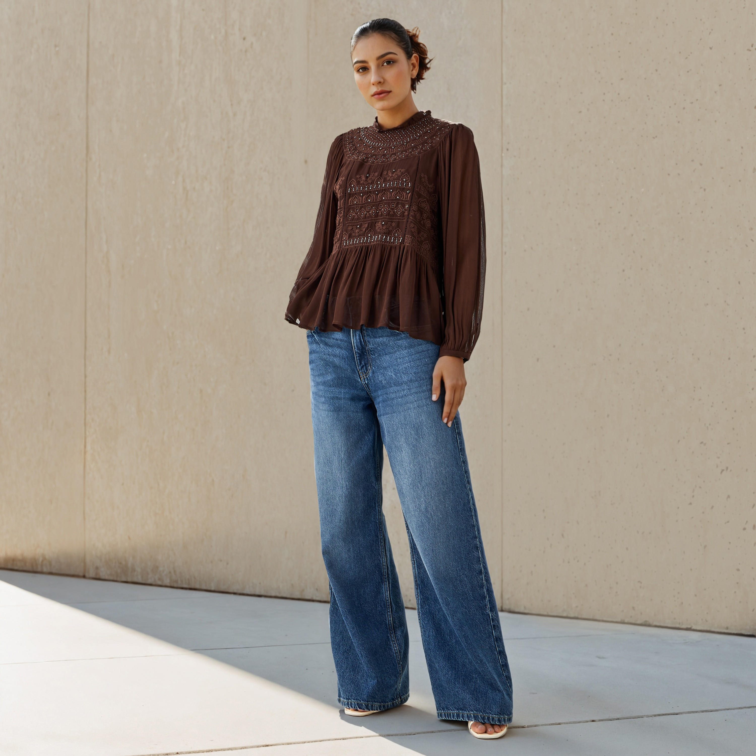 بلوزة بيبلوم مطرزة-women-clothing-shirtsandblouses-blouses-image-4