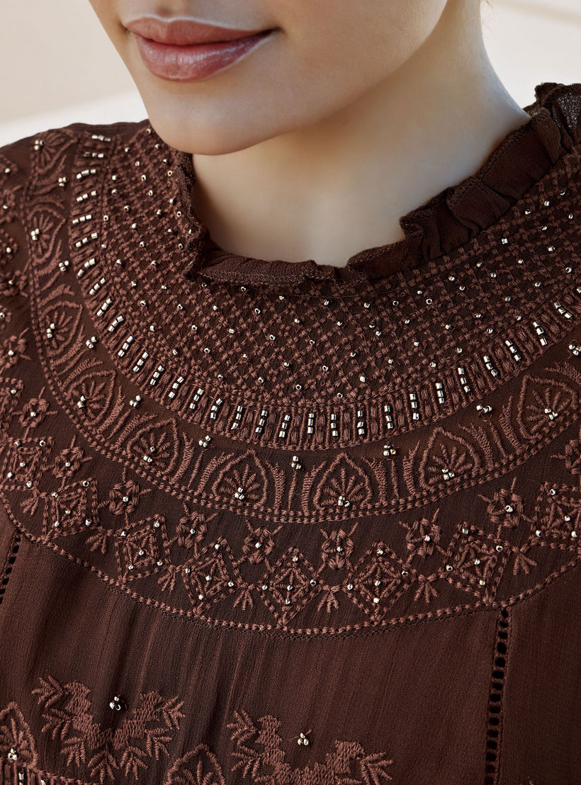 بلوزة بيبلوم مطرزة-women-clothing-shirtsandblouses-blouses-image-1