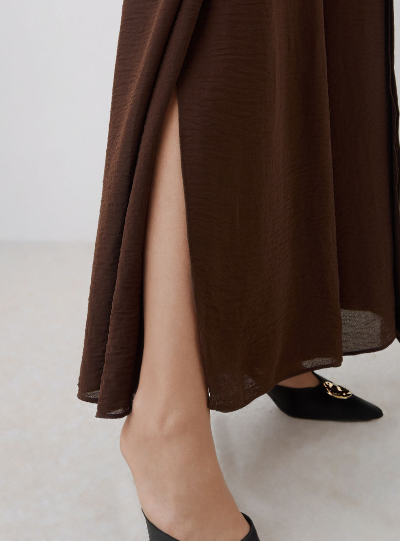 Regular Fit Flexi Waist Pants with Side Slits and Pockets-women-clothing-bottoms-trousers-image-4