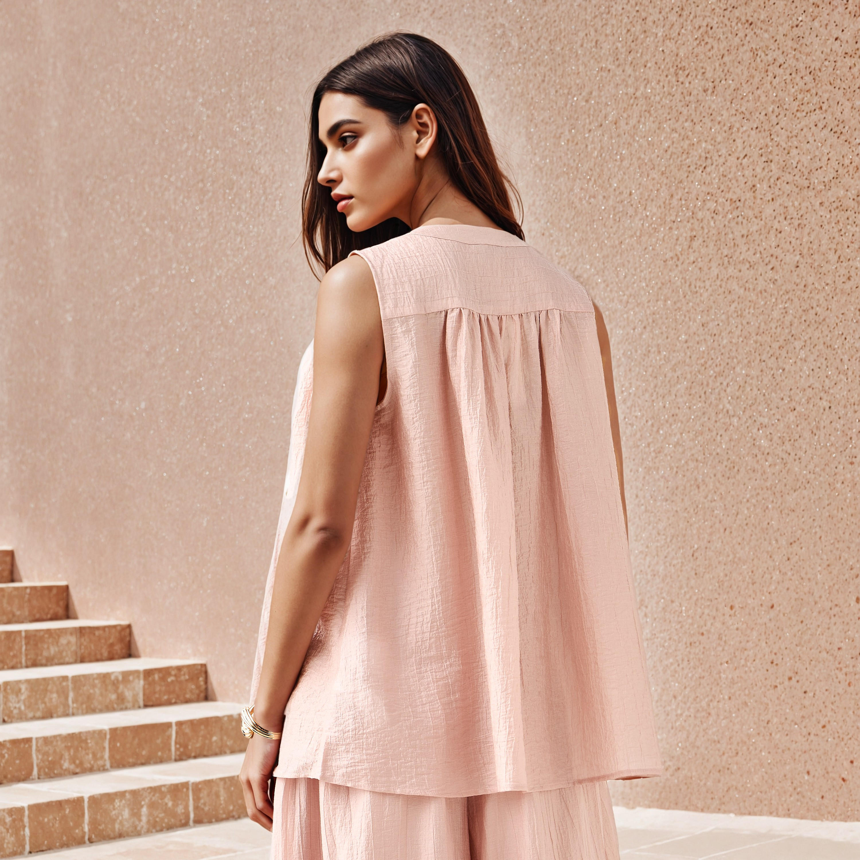 بلوزة مجمّعة بدون أكمام-women-clothing-shirtsandblouses-blouses-image-3