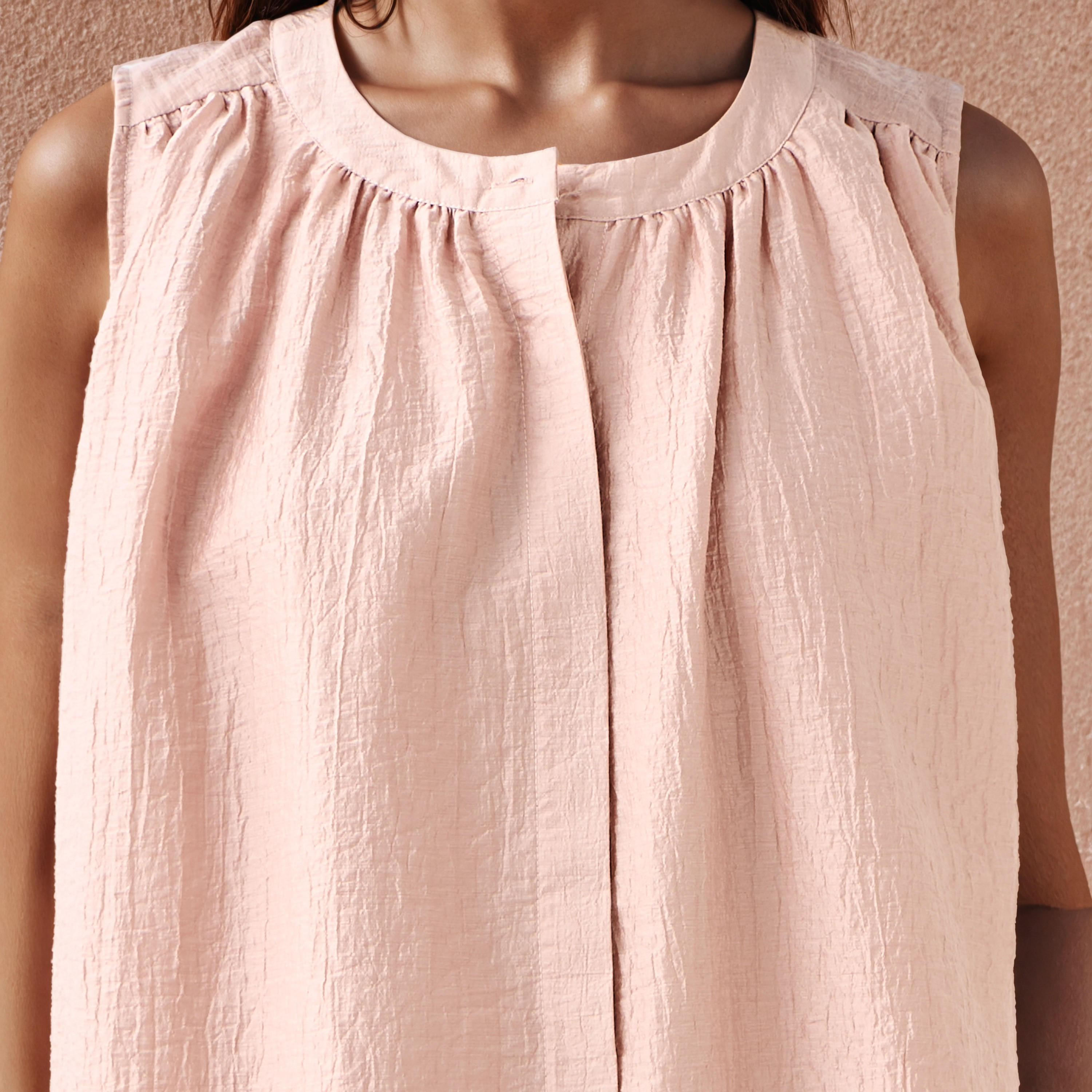 بلوزة مجمّعة بدون أكمام-women-clothing-shirtsandblouses-blouses-image-2
