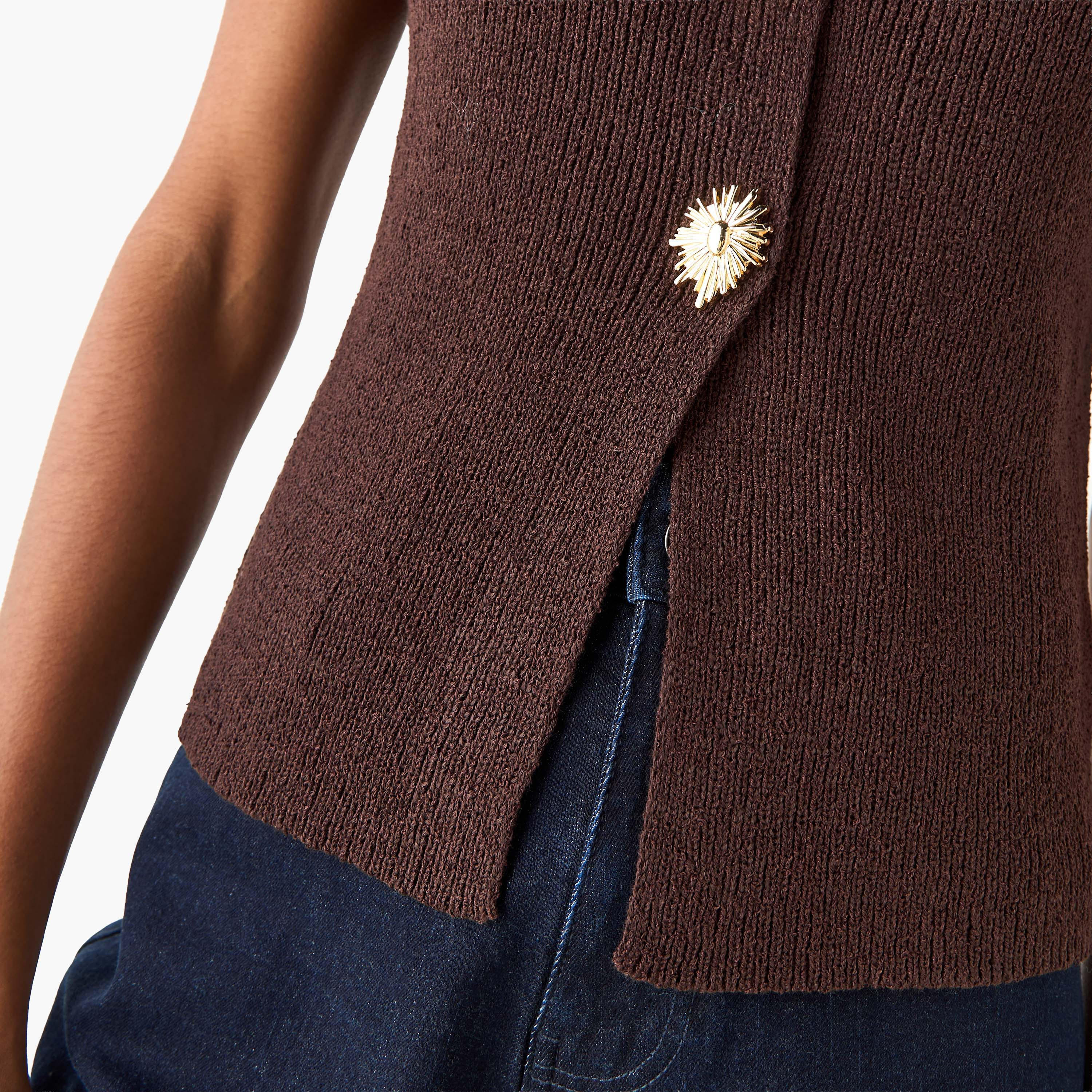 كارديجان دون أكمام بأزرار-women-winterwear-cardigansandjumpers-cardigans-image-1