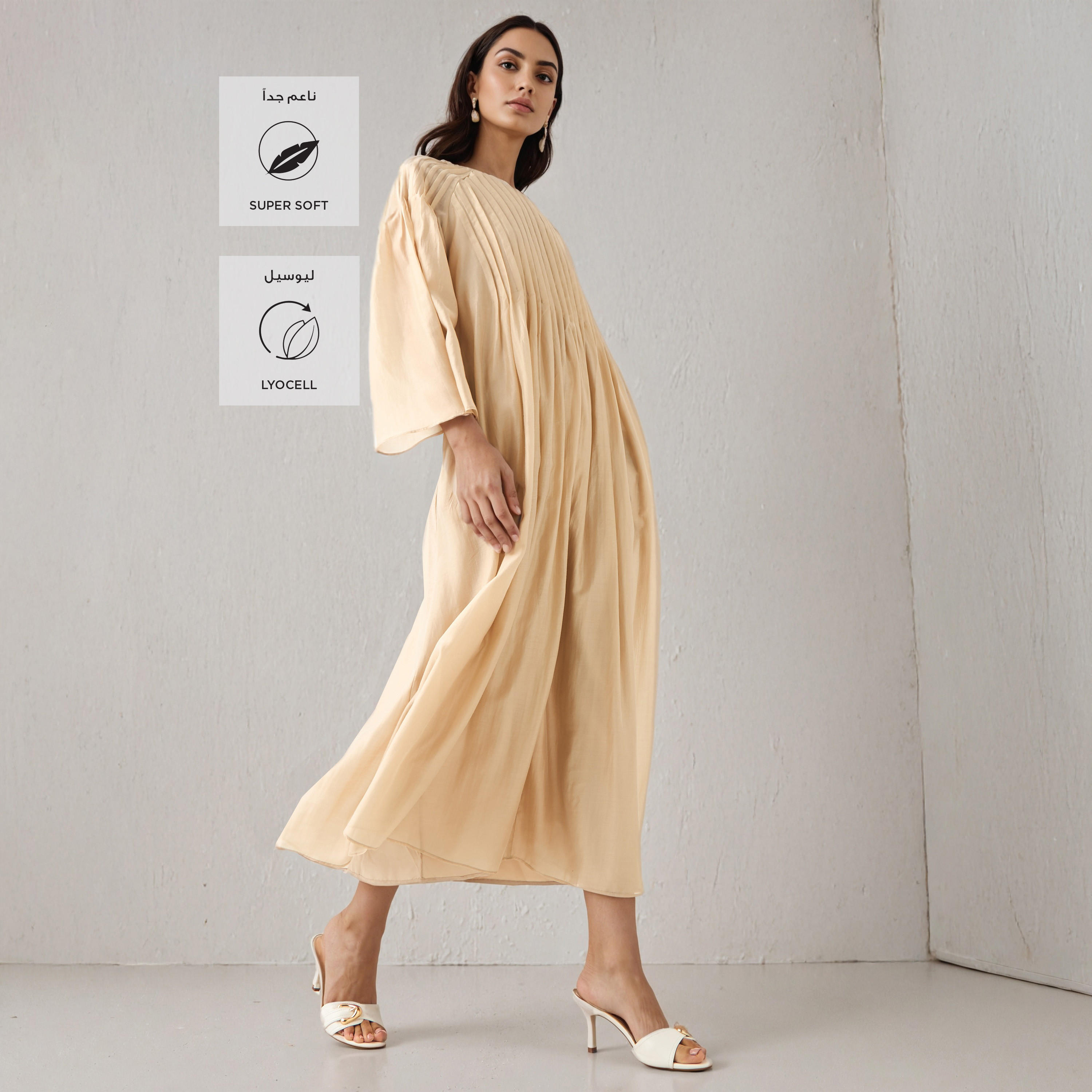 فستان ماكسي بجيب وكُسرات-women-clothing-dresses-image-2