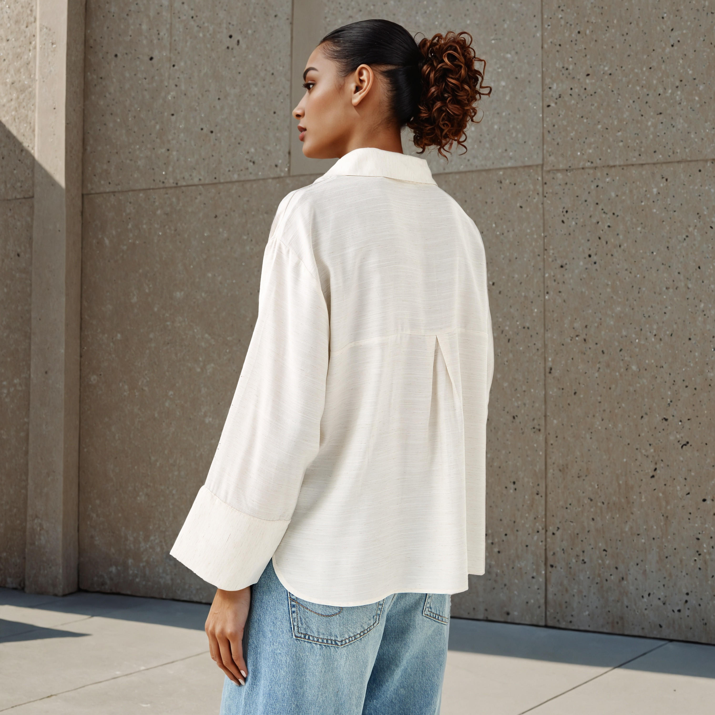 Relaxed Fit Linen Shirt with Floral Print-women-clothing-shirtsandblouses-shirts-image-3