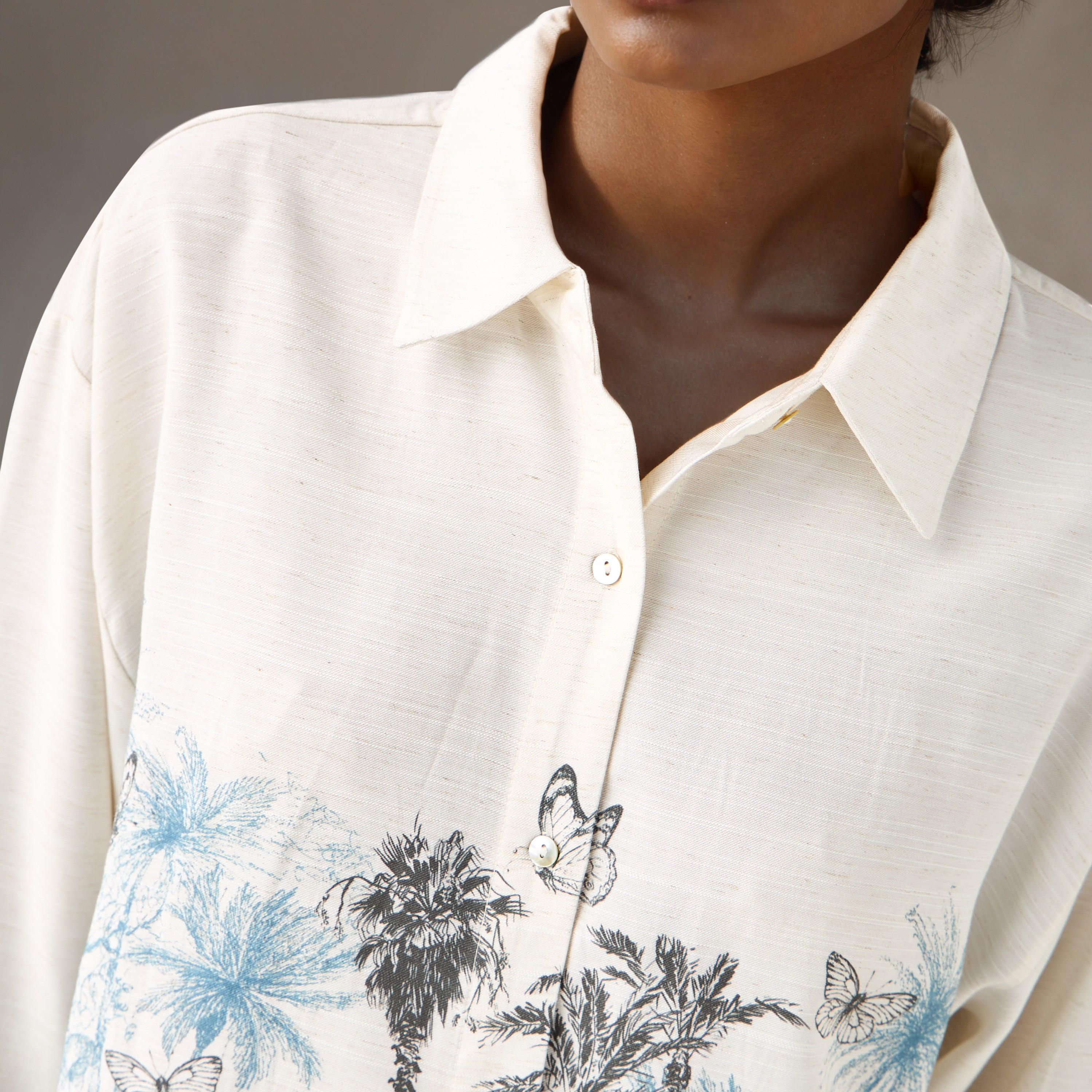 Relaxed Fit Printed Linen Shirt-women-clothing-shirtsandblouses-shirts-image-5