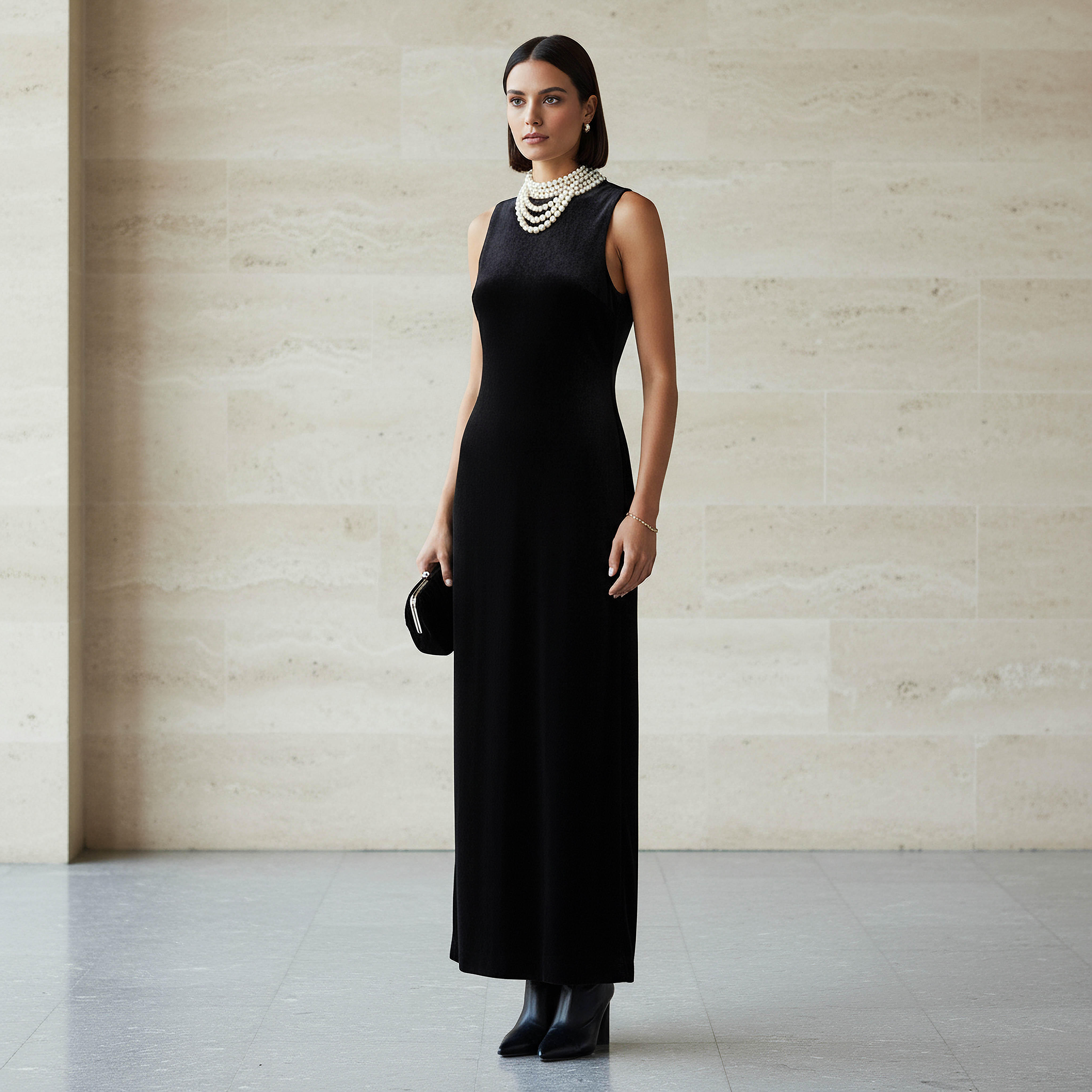 فستان ماكسي بقصّة إيه لاين مزين-women-clothing-dresses-image-2