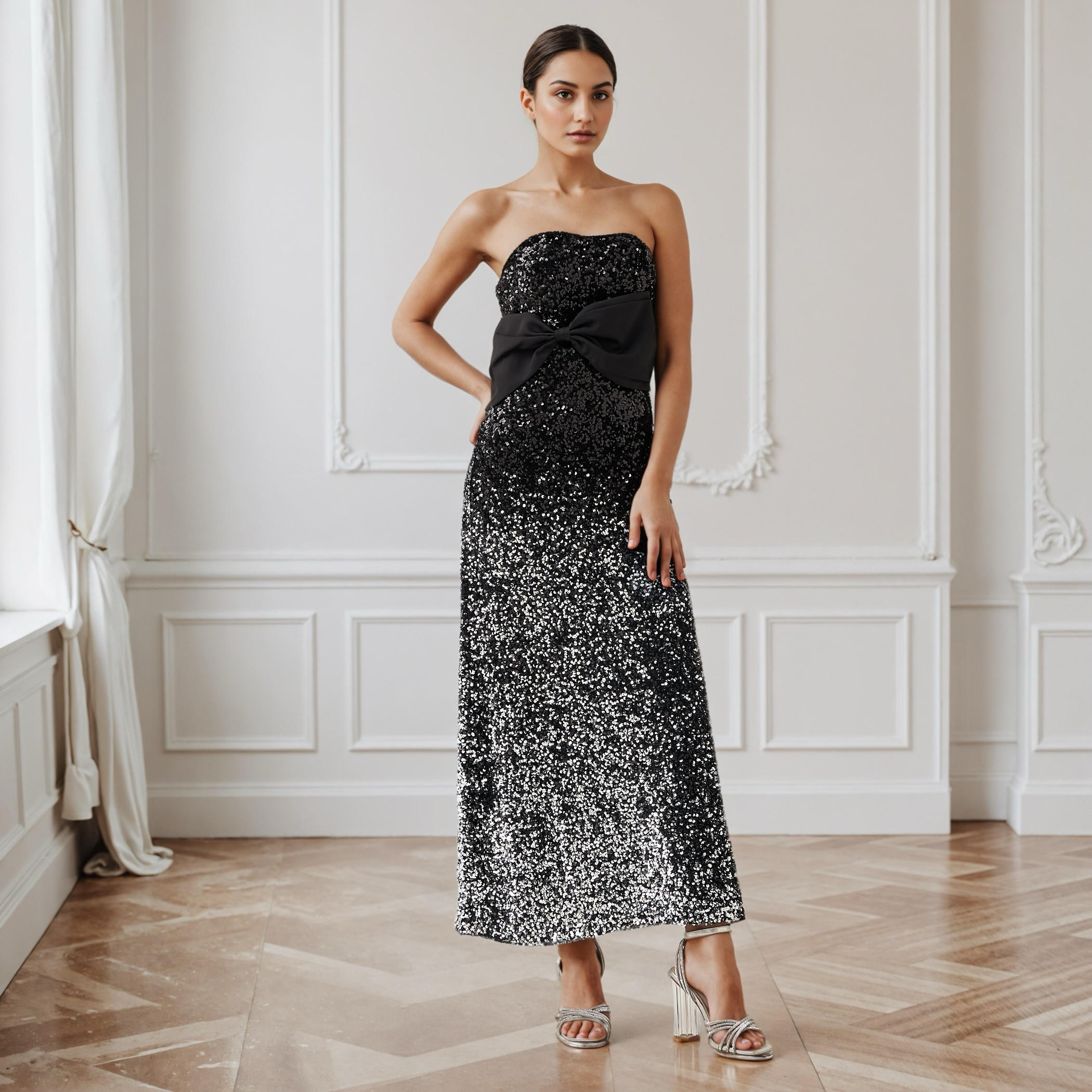 A-line Maxi Dress with Embellishment-women-clothing-dresses-image-1