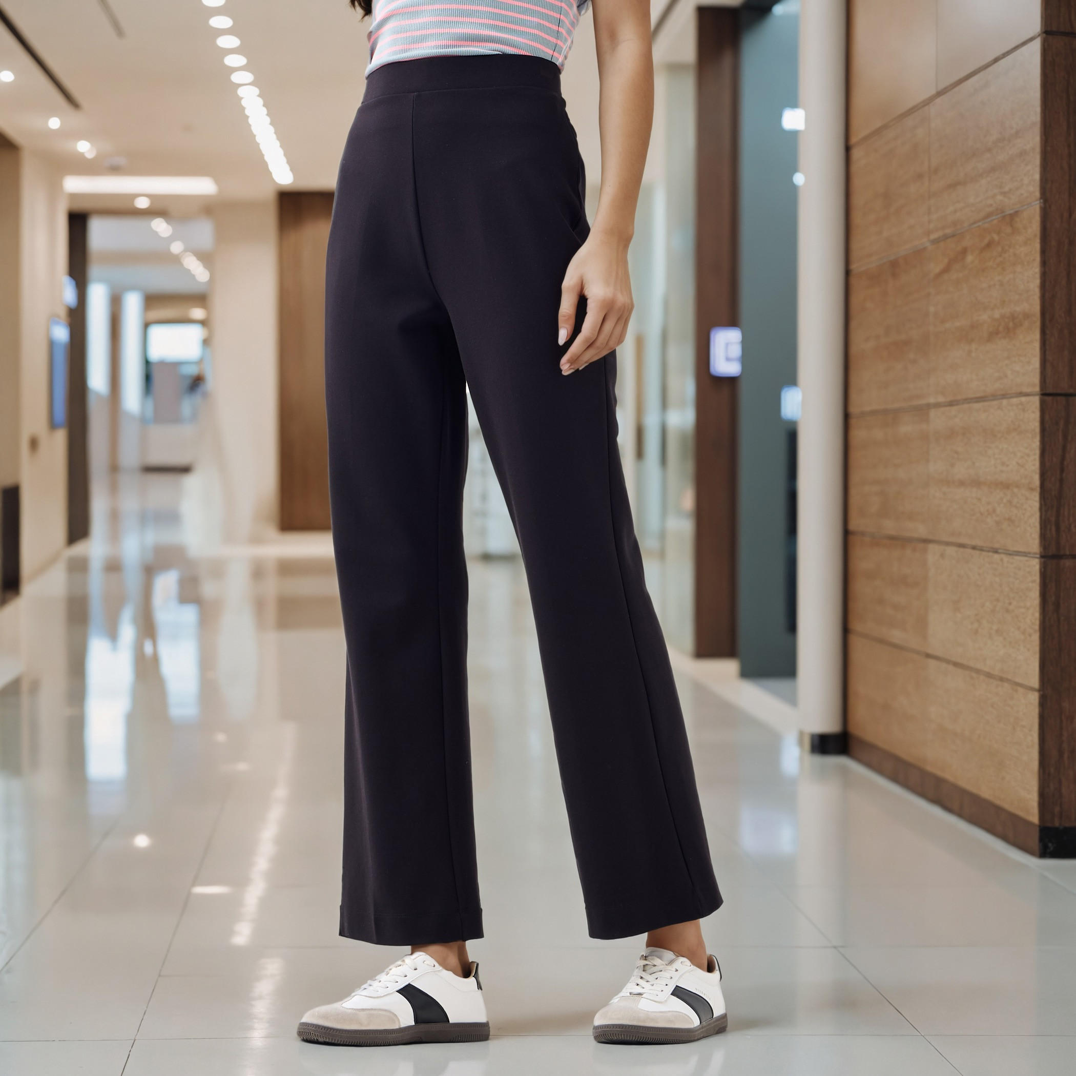 Ponte Bootleg Flexi Waist Pants-women-clothing-bottoms-trousers-image-1