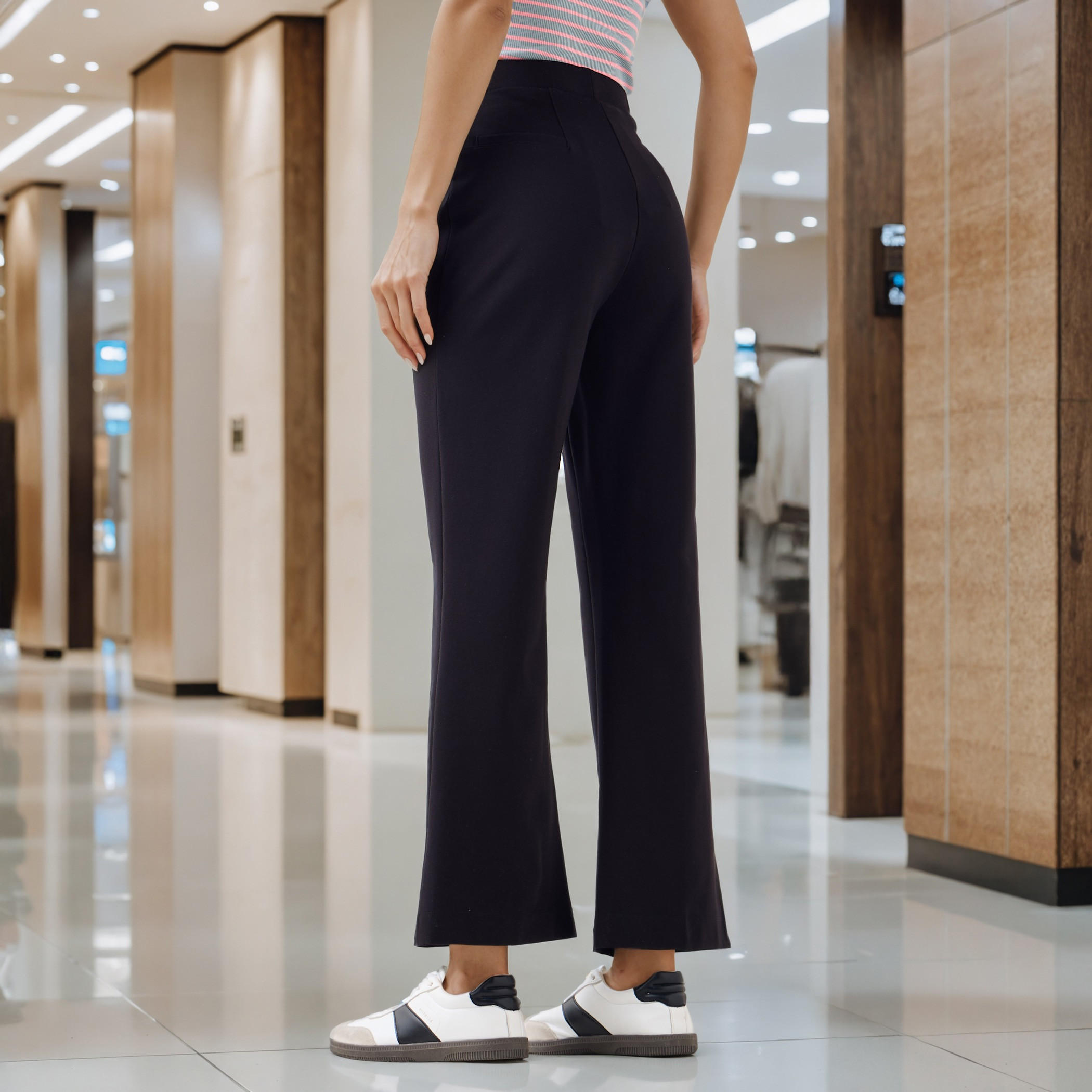 Ponte Bootleg Flexi Waist Pants-women-clothing-bottoms-trousers-image-3