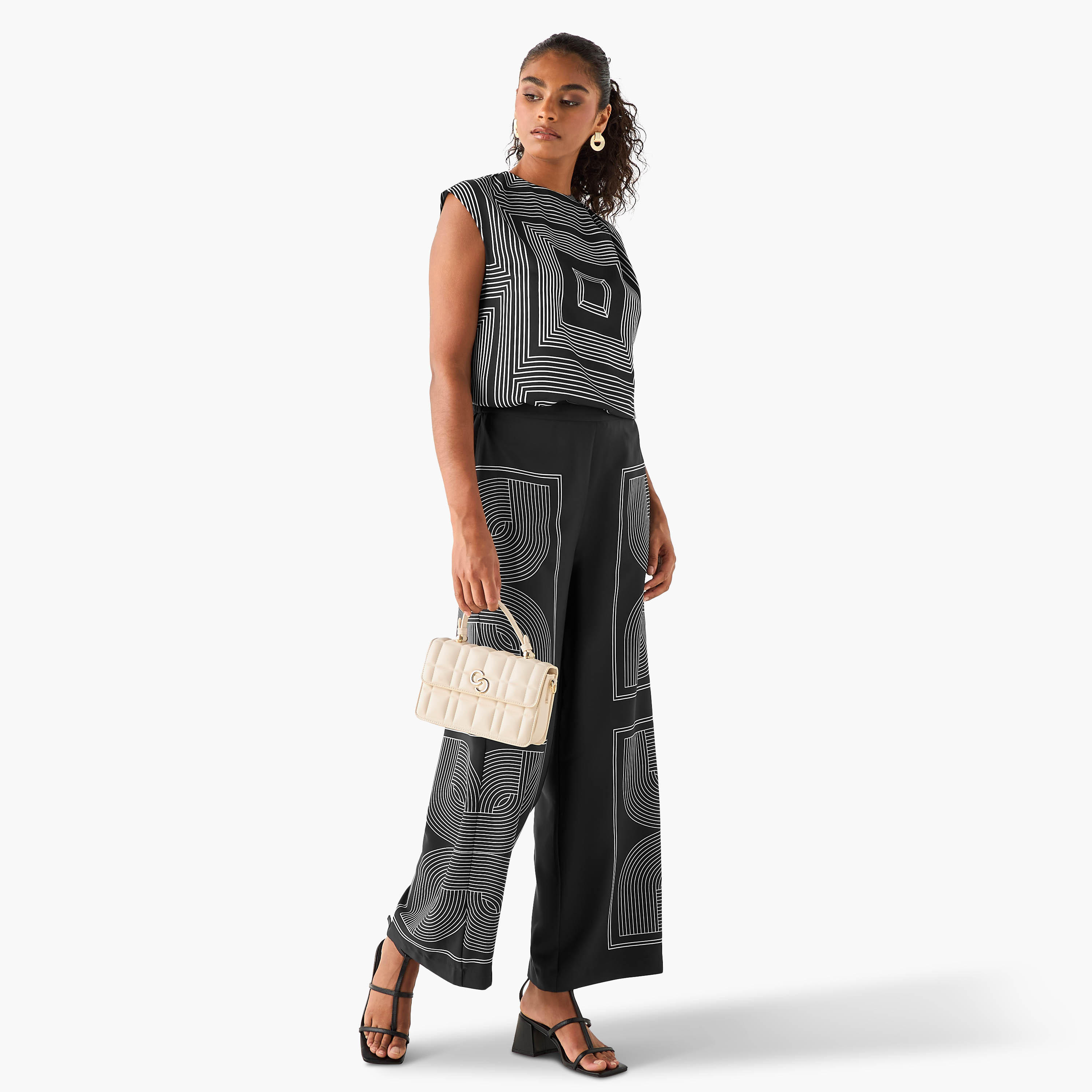 Printed Relaxed Fit Pants with Pockets-women-clothing-bottoms-trousers-image-2