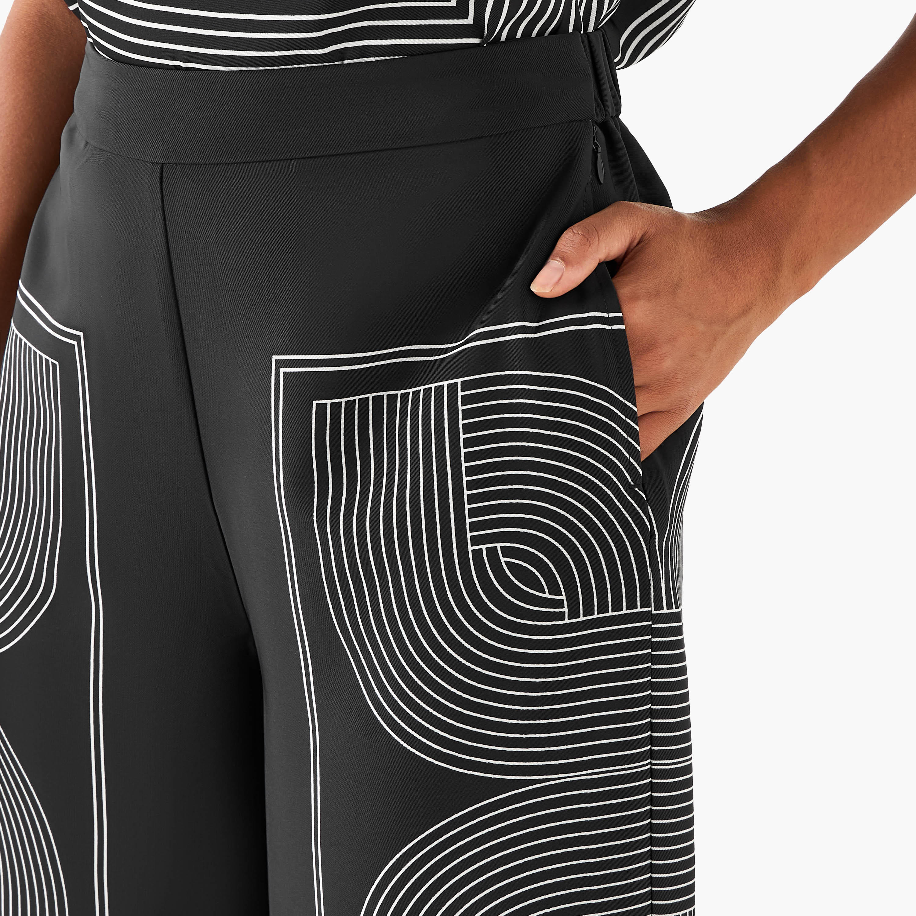 Printed Relaxed Fit Pants with Pockets-women-clothing-bottoms-trousers-image-4