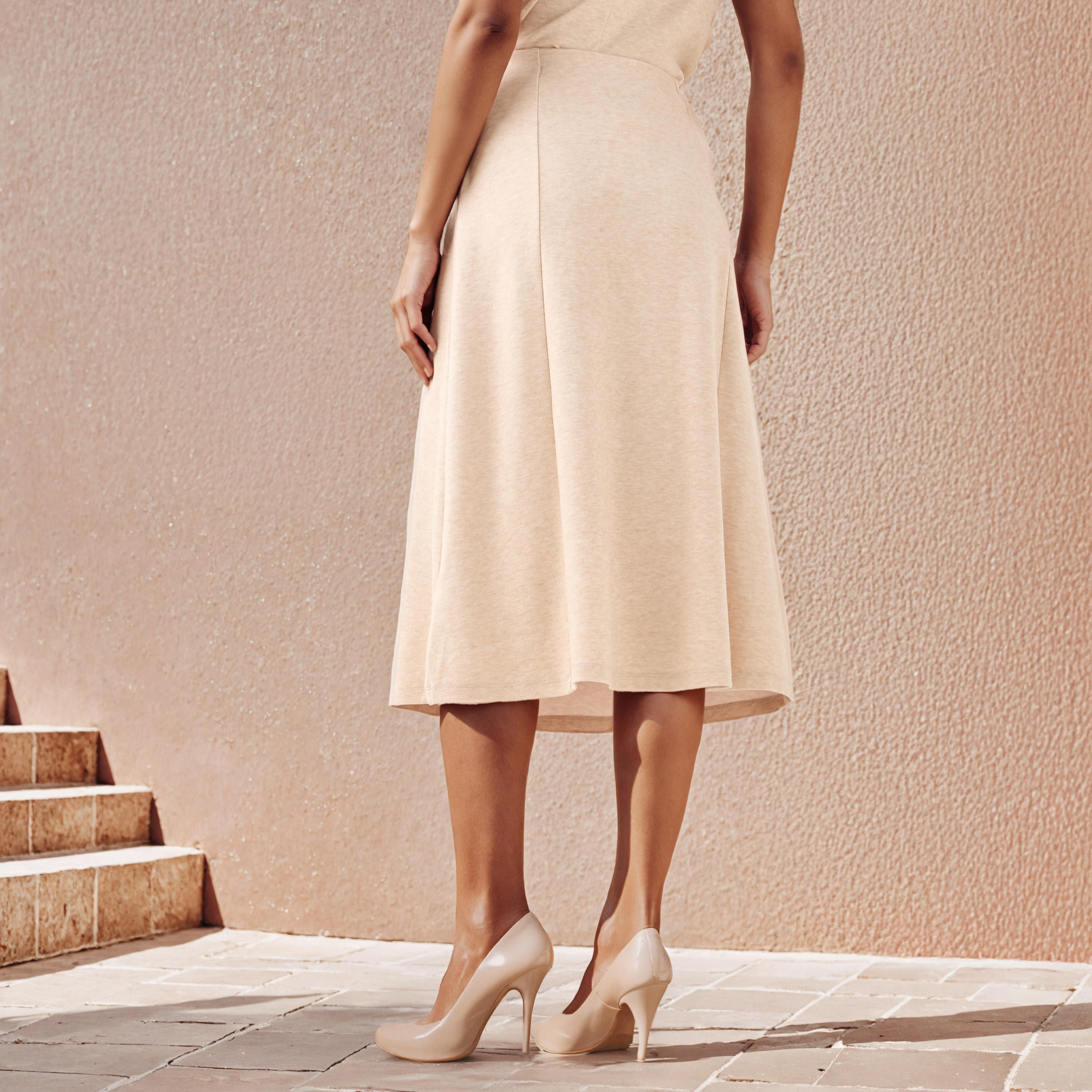 Front Button Accent A-line Skirt-women-clothing-bottoms-skirts-image-3