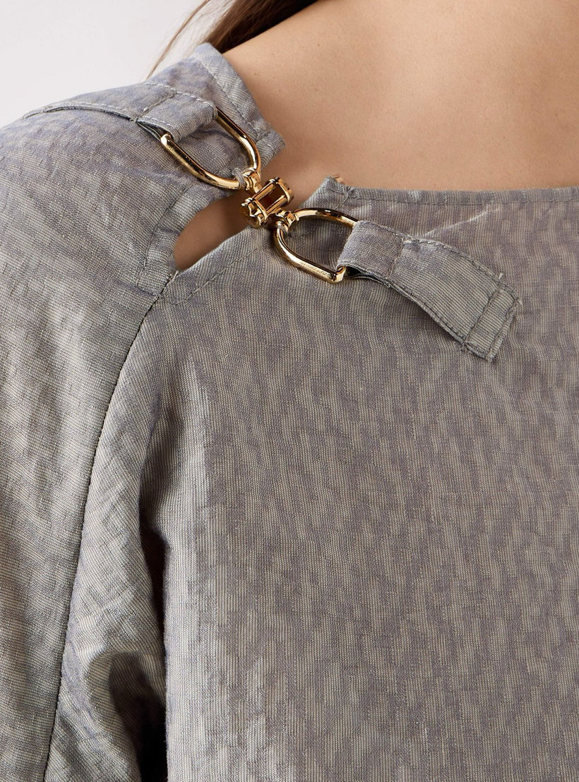 Kimono Top with Metal Accent-women-clothing-shirtsandblouses-blouses-image-5