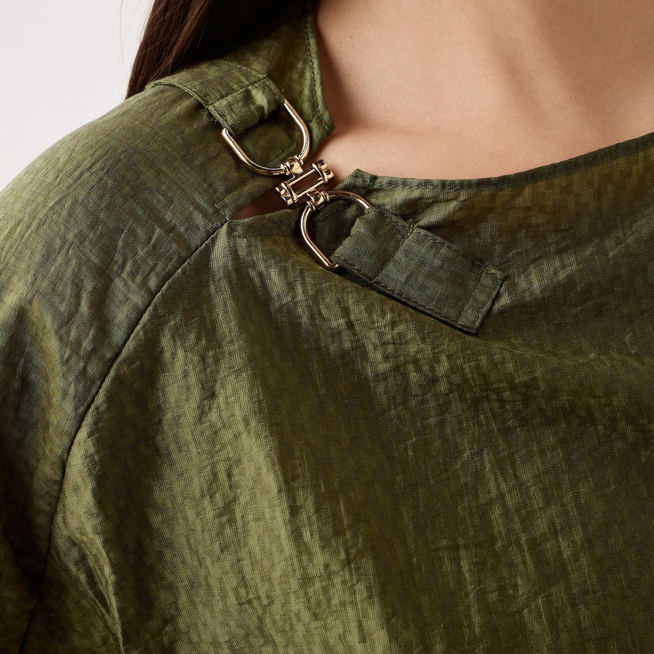 بلوزة كيمونو بزينة معدن-women-clothing-shirtsandblouses-blouses-image-5