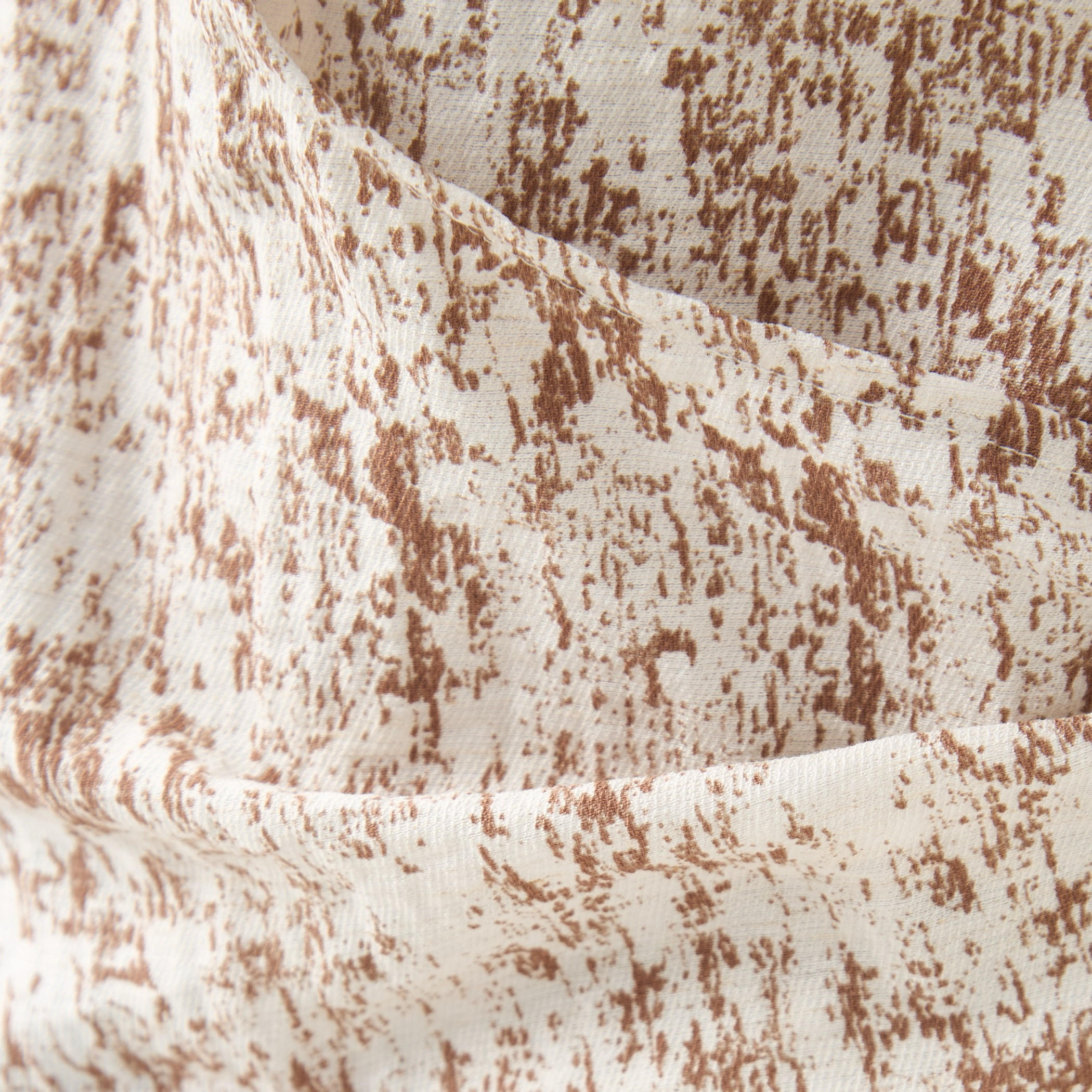 Relaxed Fit Printed Collared Wrap Linen Blend Top-women-clothing-shirtsandblouses-blouses-image-5