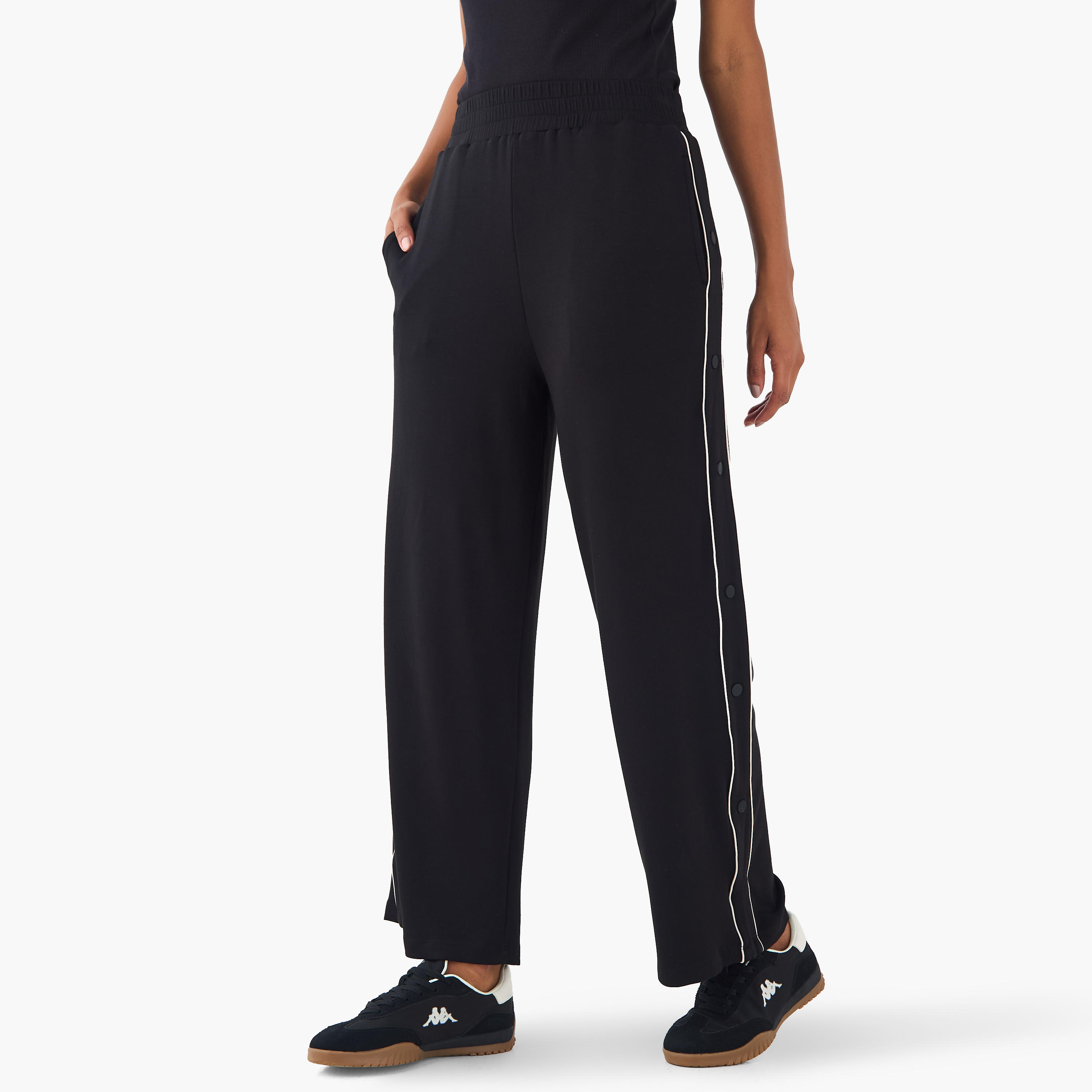 بنطلون بخصر مطاطي وجيوب-women-clothing-bottoms-joggers-image-1
