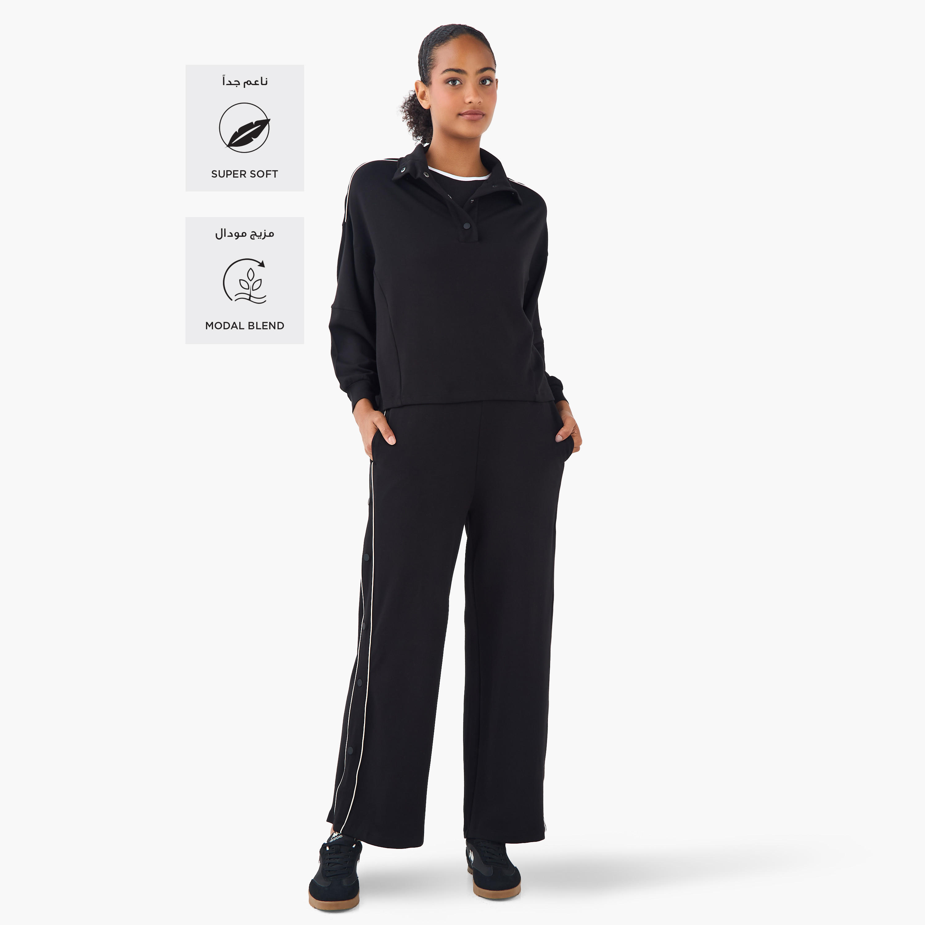 بنطلون بخصر مطاطي وجيوب-women-clothing-bottoms-joggers-image-2