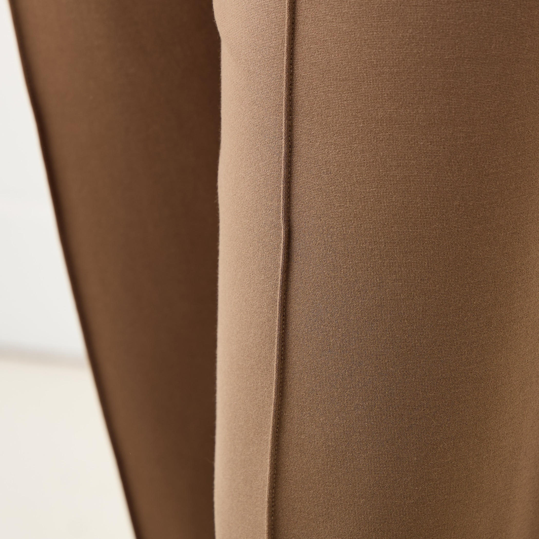 بنطلون واسع الساقين بتفاصيل بينتوك وخصر مطاطي -women-clothing-bottoms-trousers-image-1