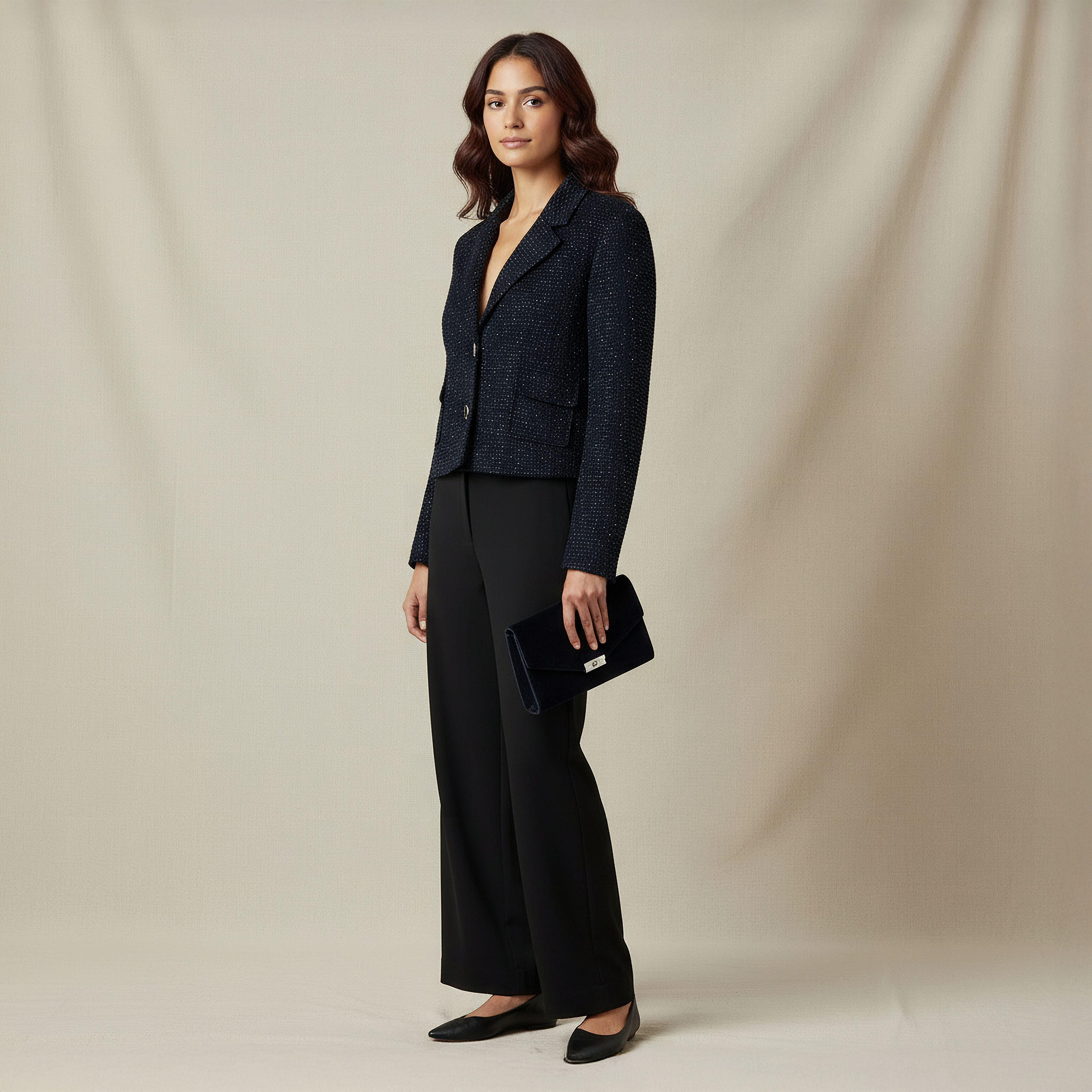 Cropped Jacket with Notch Lapel-women-winterwear-coatsandjackets-jackets-image-2