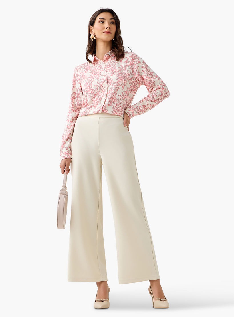 بنطلون واسع الساق بخصر عالي-women-clothing-coordsets-image-3