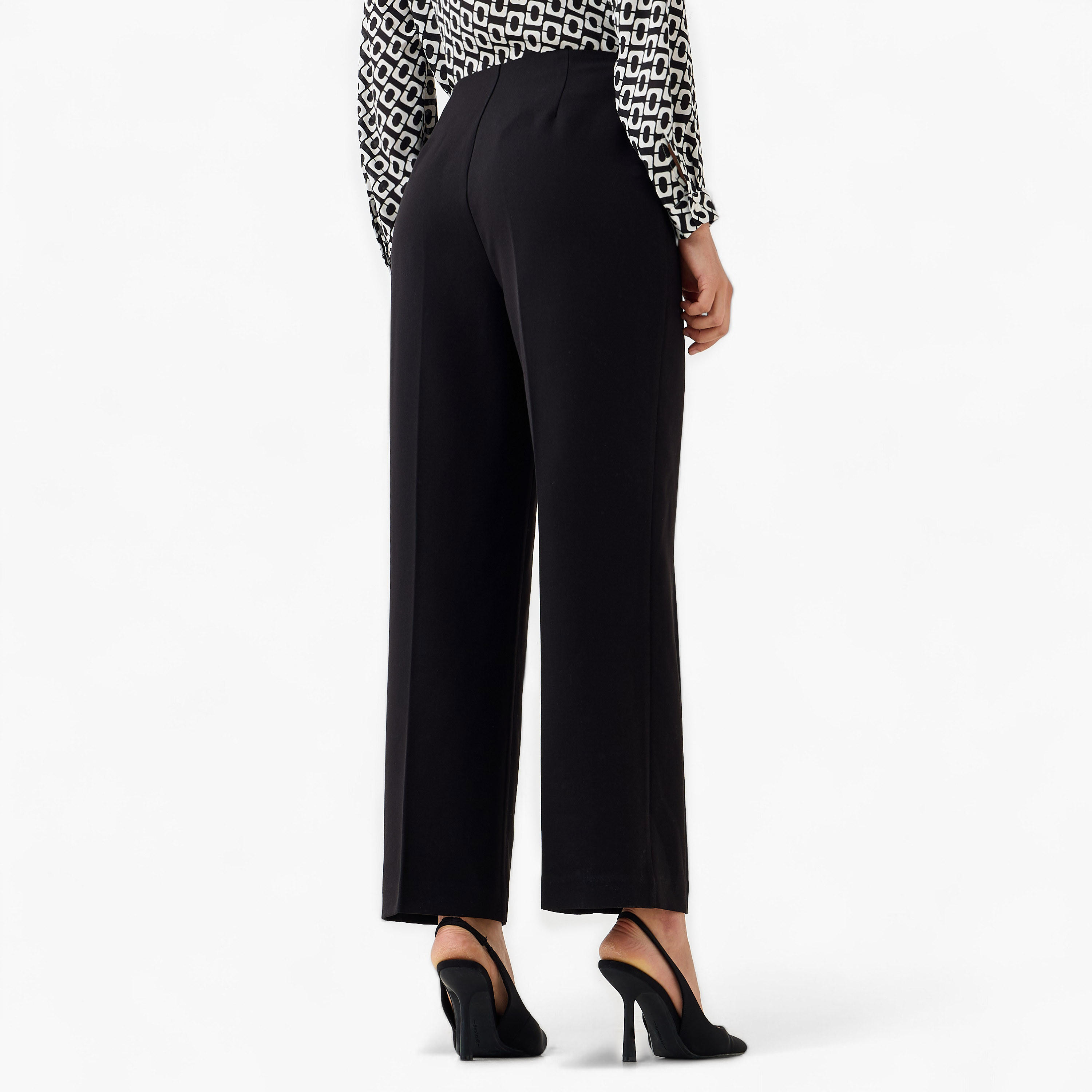 بنطلون بقصة مريحة وخصر متوسط-women-clothing-bottoms-trousers-image-3