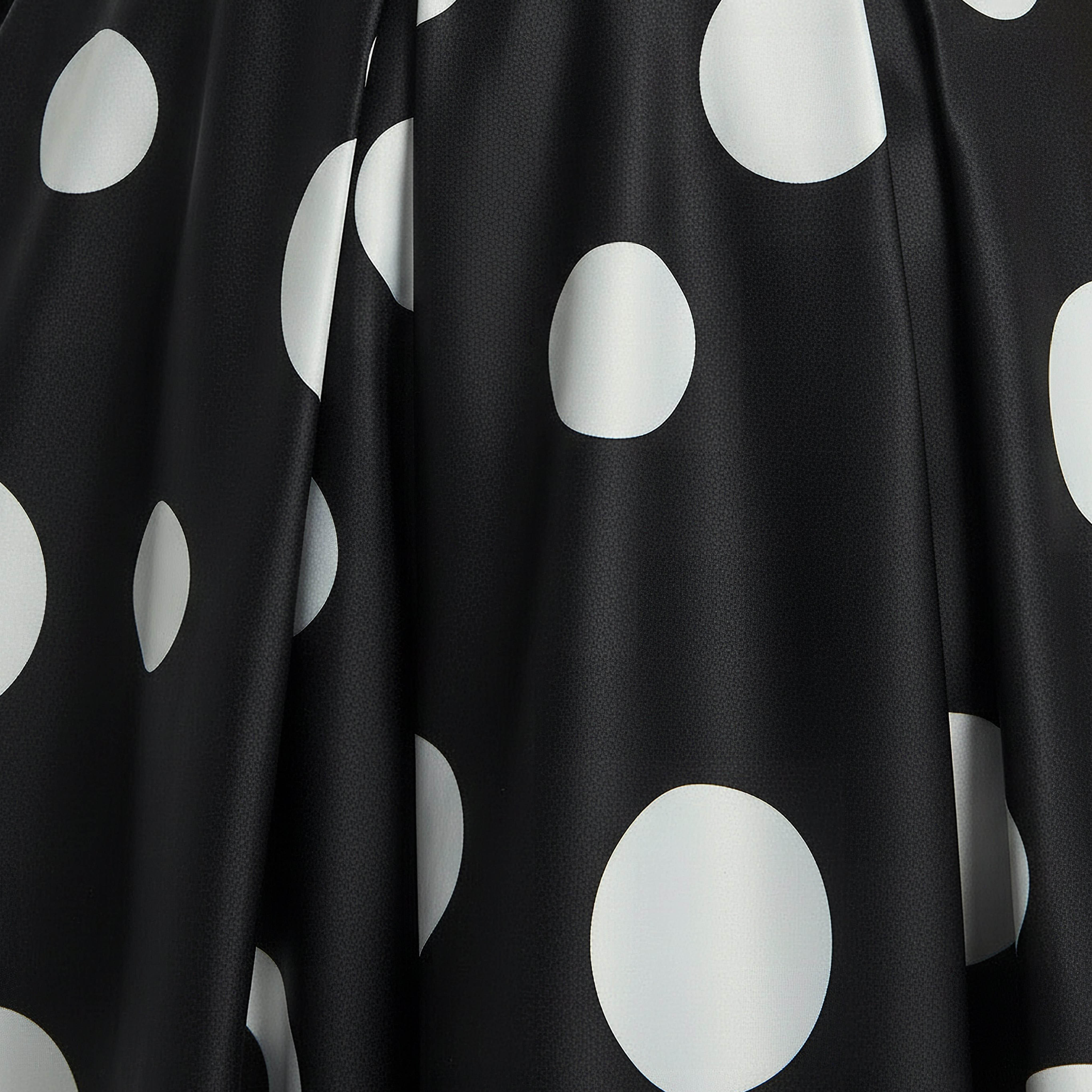 Maxi Polka Dot Print Skirt with Pockets-women-clothing-bottoms-skirts-image-2