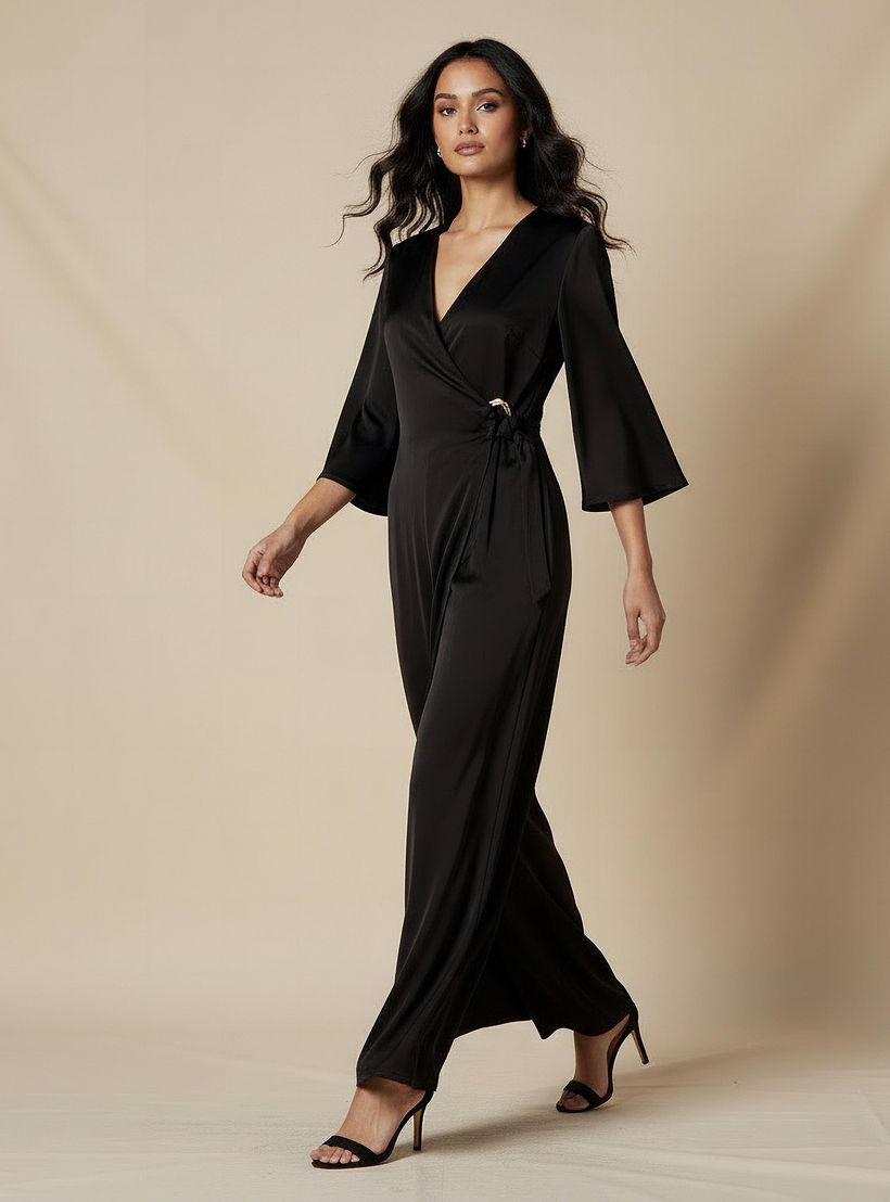 جمبسوت واسع الساقين وتفاصيل إبزيم-women-clothing-dresses-image-2