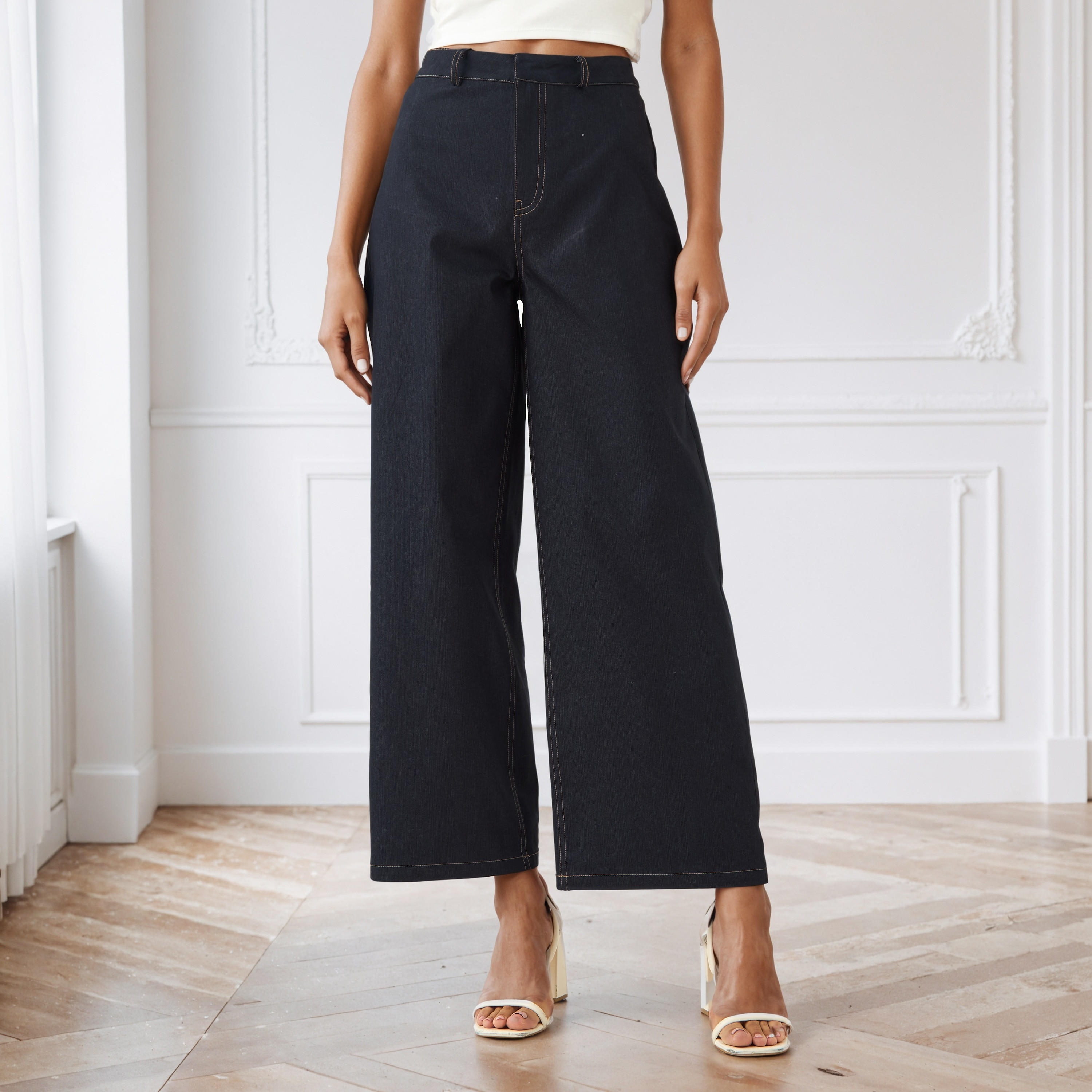 بنطلون جينز بقصّة بالون وجيوب-women-clothing-bottoms-trousers-image-5