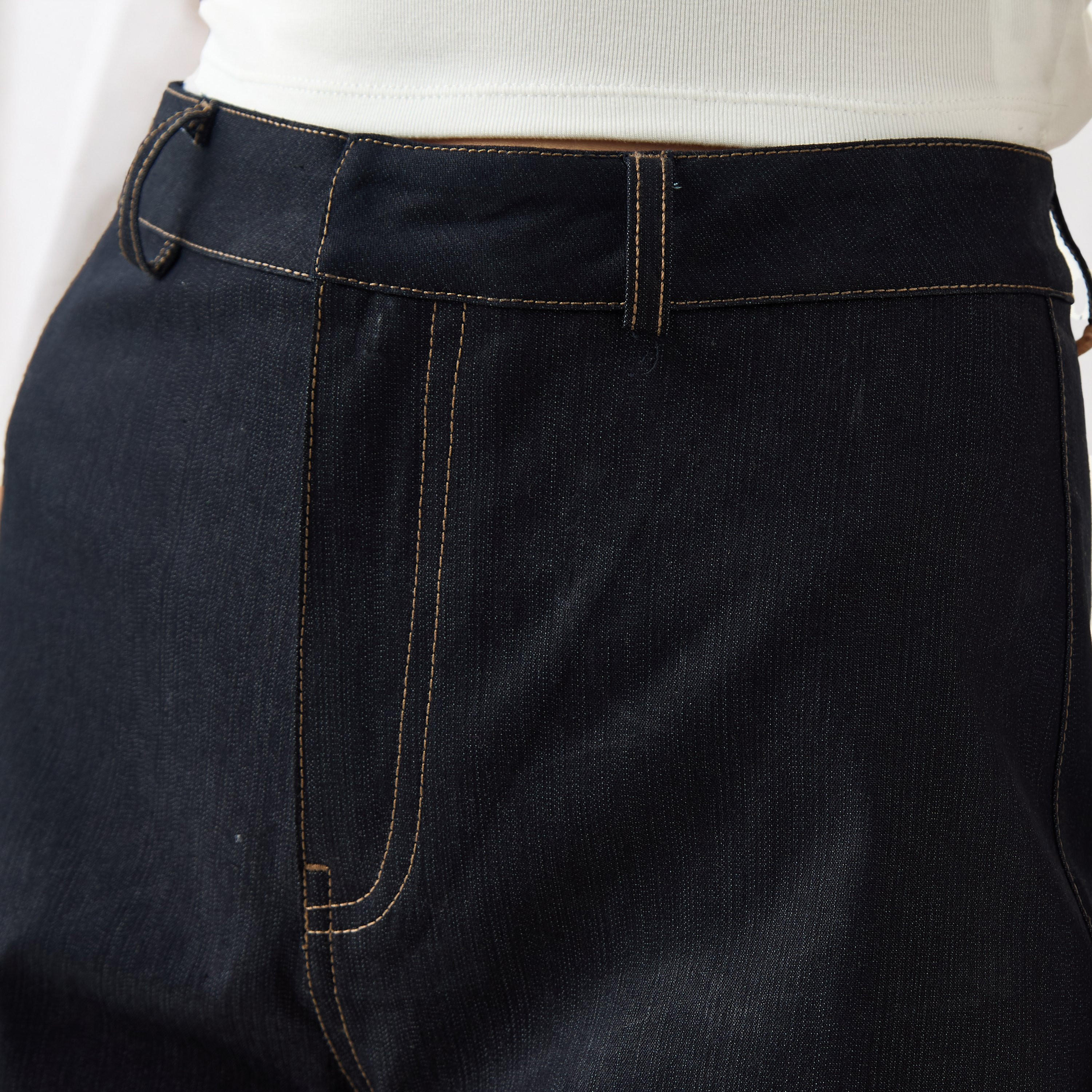 بنطلون جينز بقصّة بالون وجيوب-women-clothing-bottoms-trousers-image-4