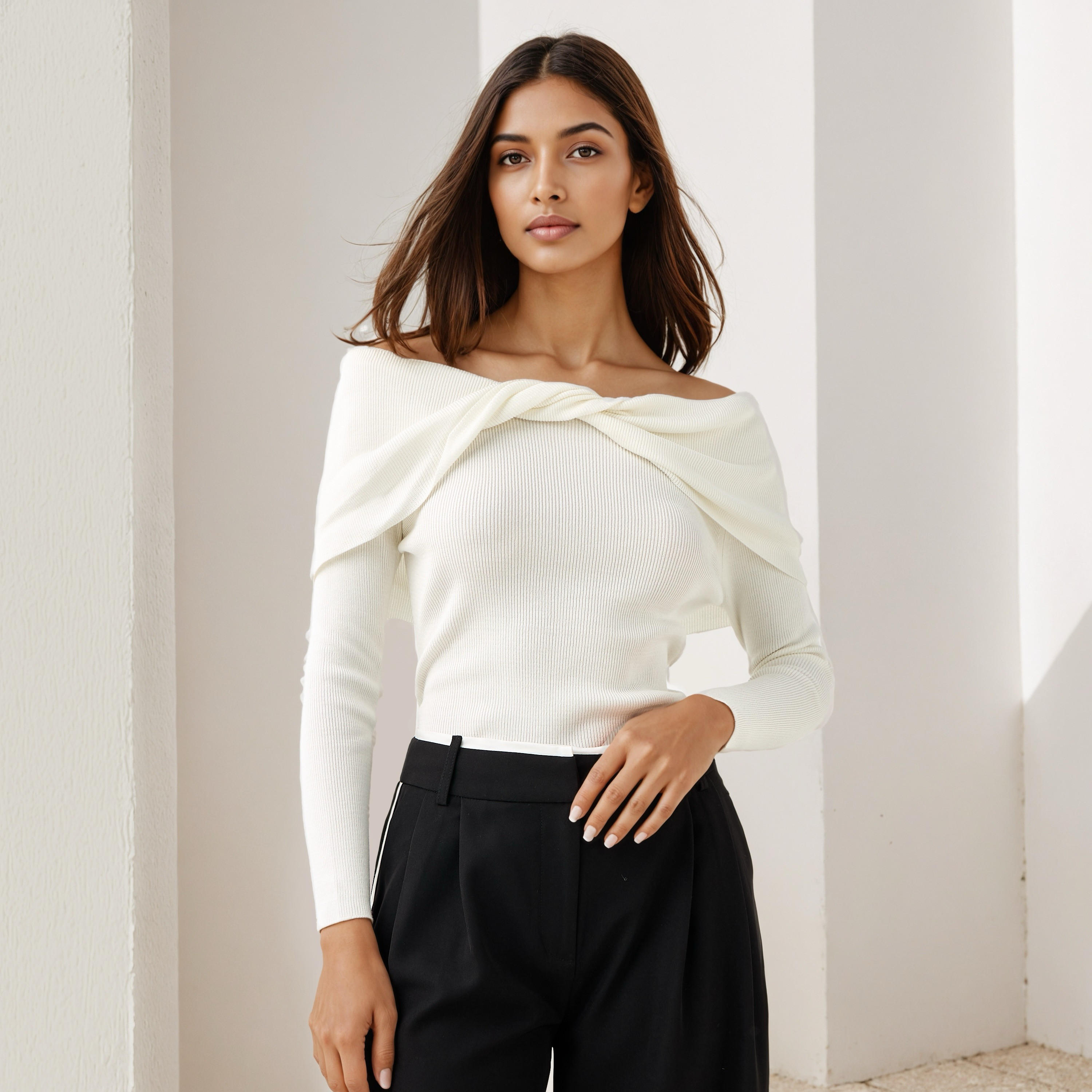 بلوزة مضلعة بثنايا-women-clothing-shirtsandblouses-blouses-image-6