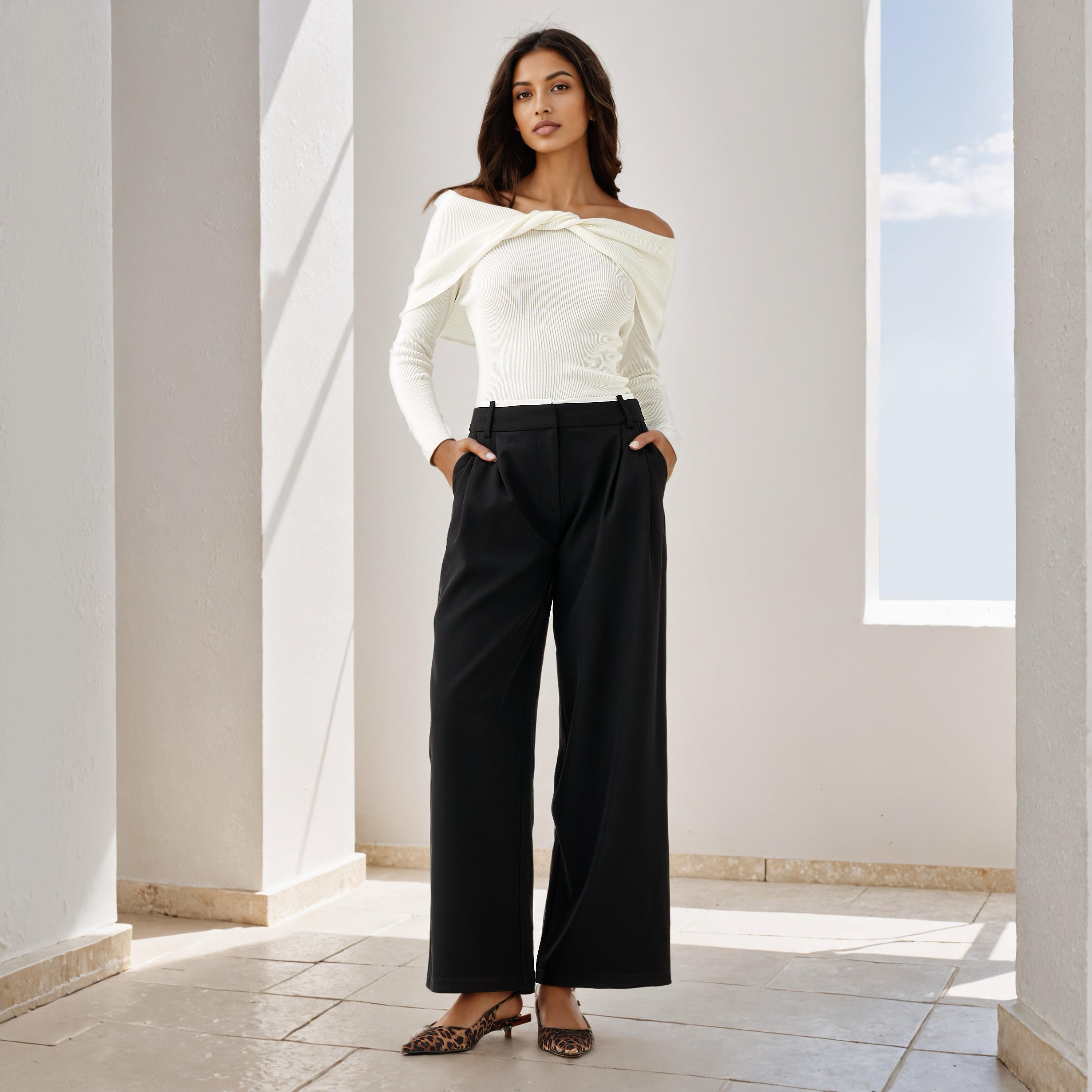 بلوزة مضلعة بثنايا-women-clothing-shirtsandblouses-blouses-image-5