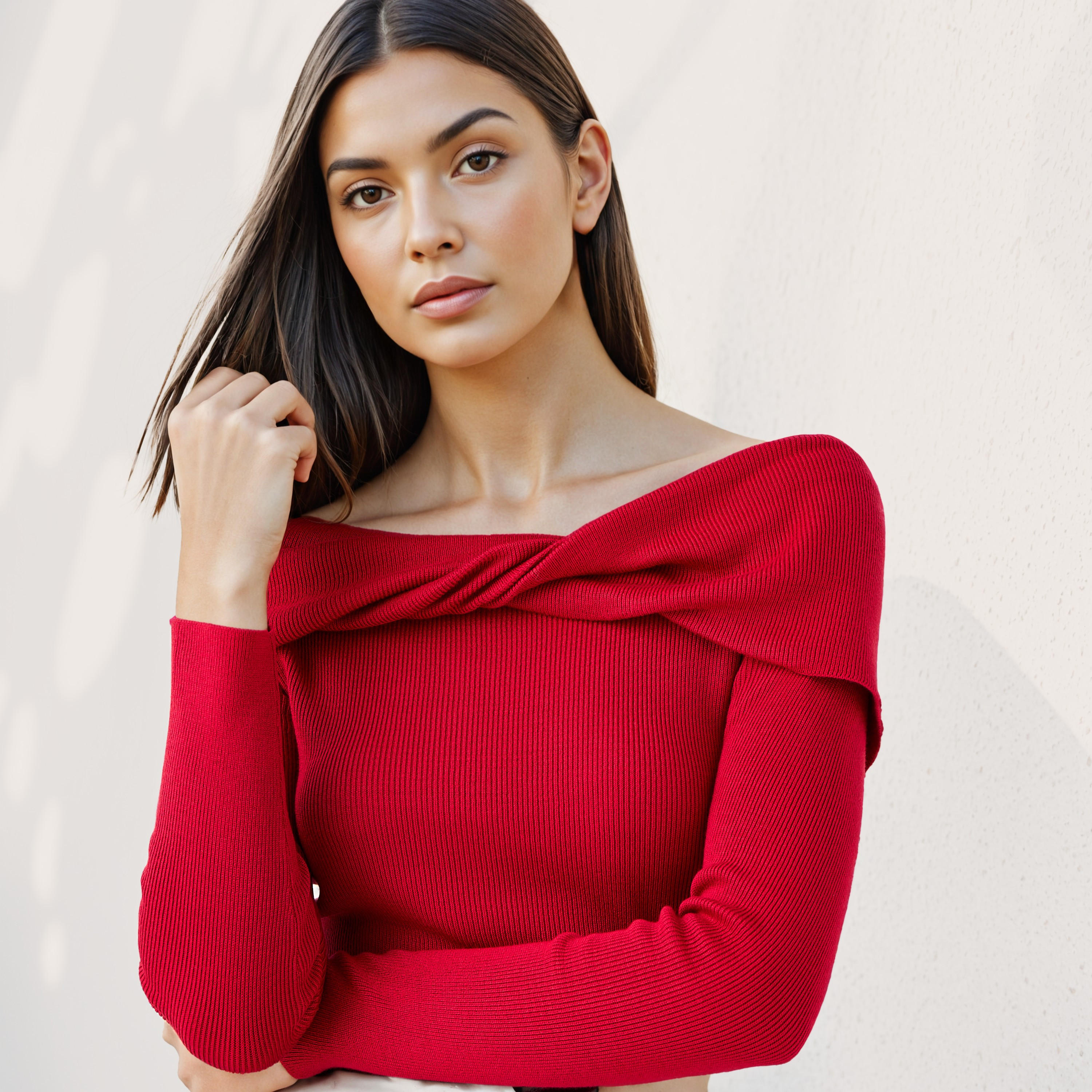 Ribbed Draped Top-women-clothing-shirtsandblouses-blouses-image-4