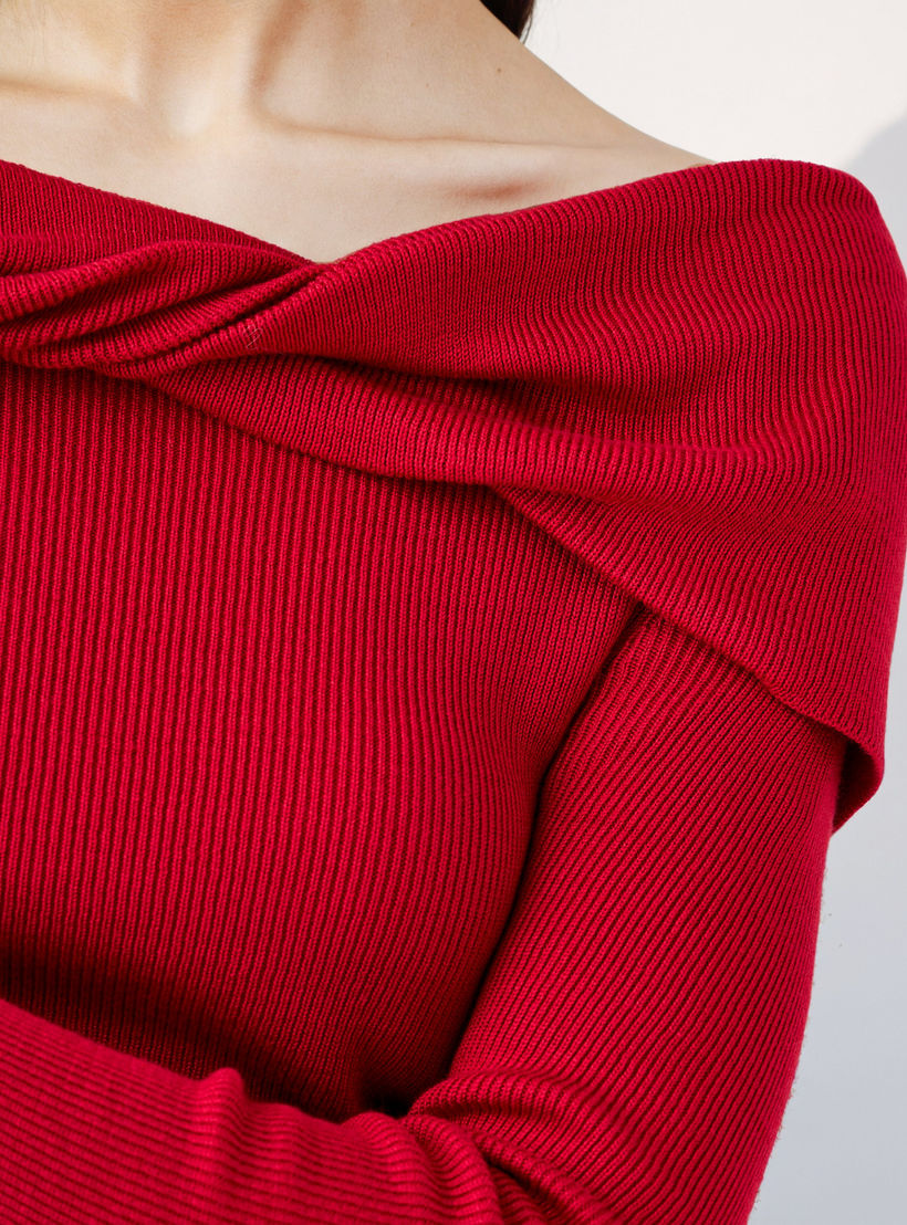 Ribbed Draped Top-women-clothing-shirtsandblouses-blouses-image-5
