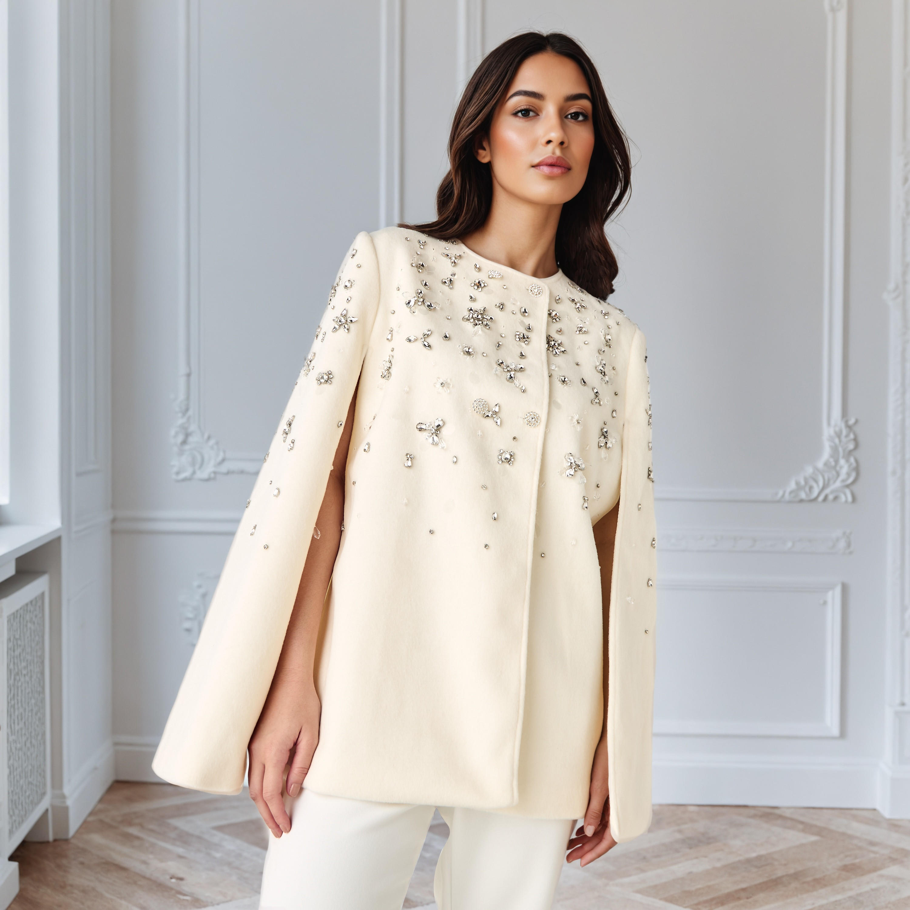 جاكيت كاب مزين بالكريستال بأكمام بفتحة-women-clothing-shirtsandblouses-blouses-image-1