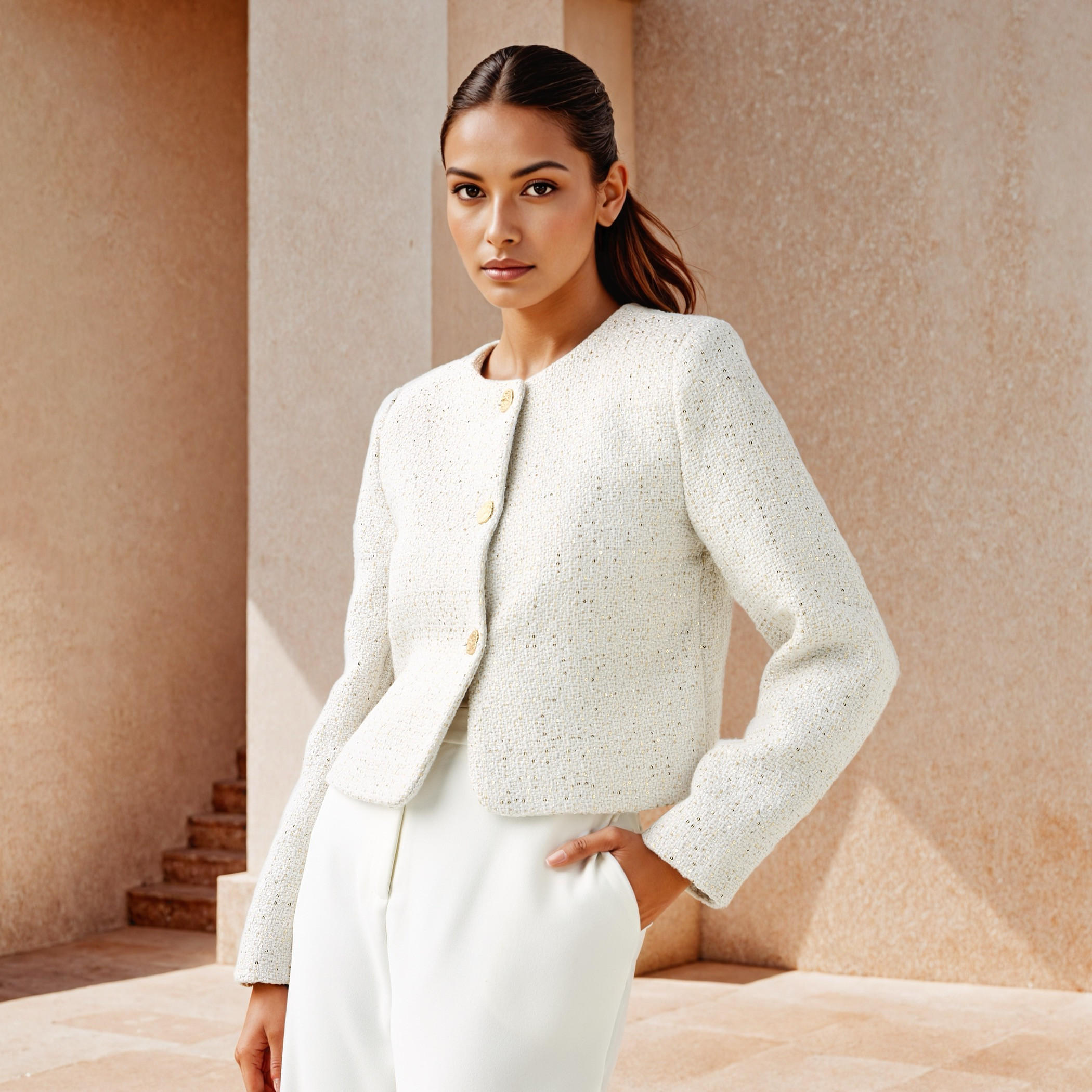 جاكيت مزين بارز الملمس-women-winterwear-coatsandjackets-jackets-image-1