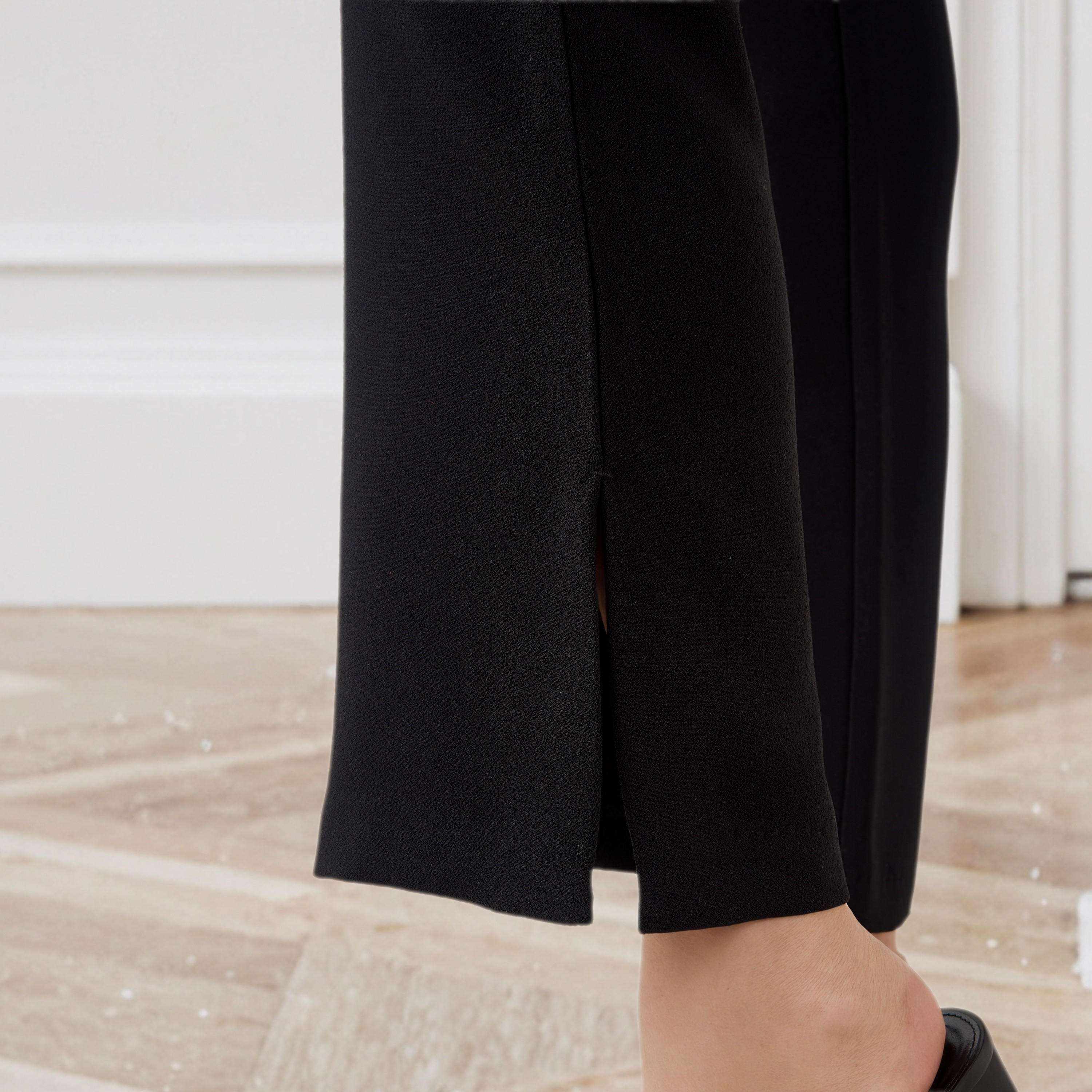 بنطلون واسع الساقين بتفاصيل فتحة-women-clothing-bottoms-trousers-image-5