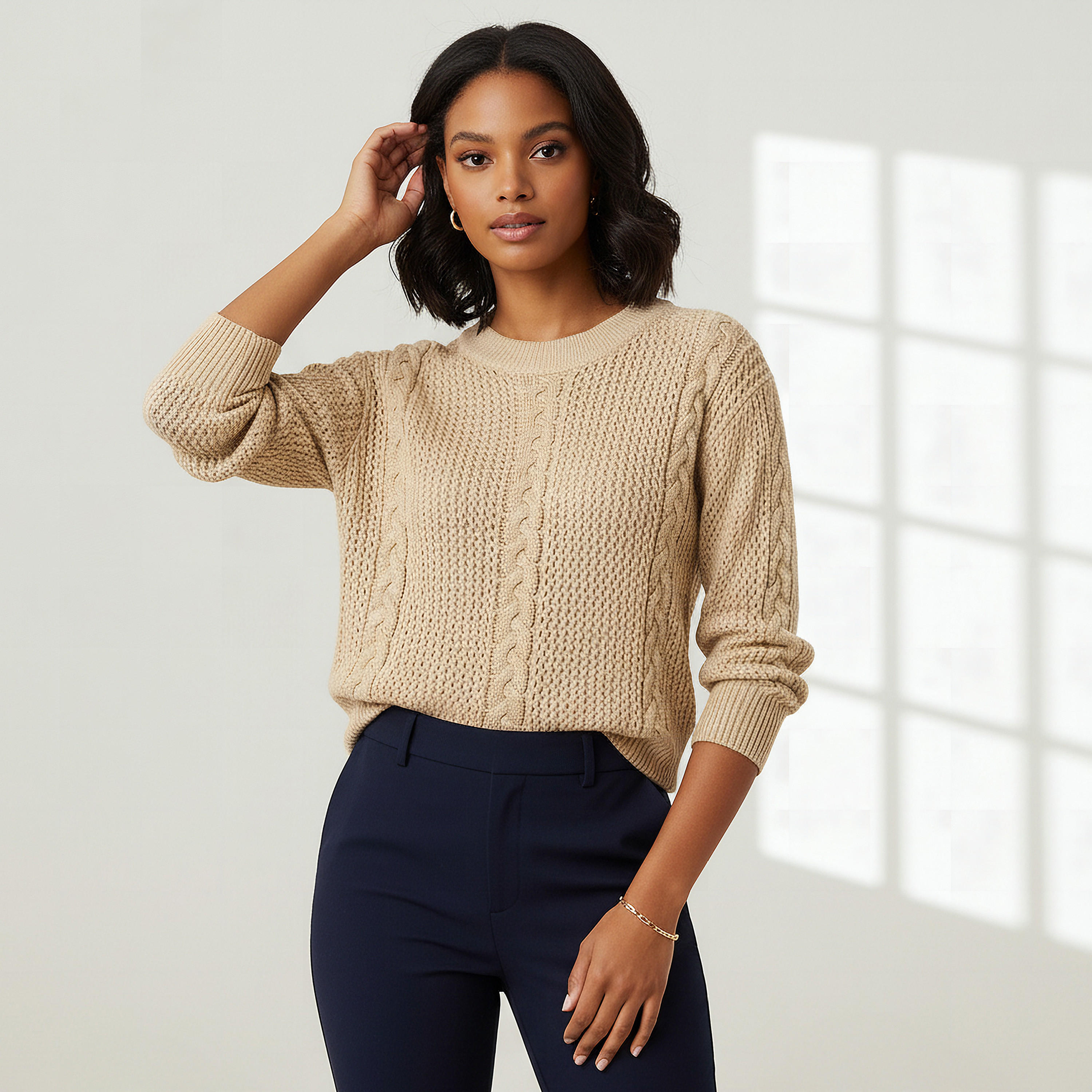 كنزة لوركس محبوكة-women-clothing-cardigansandjumpers-jumpers-image-1