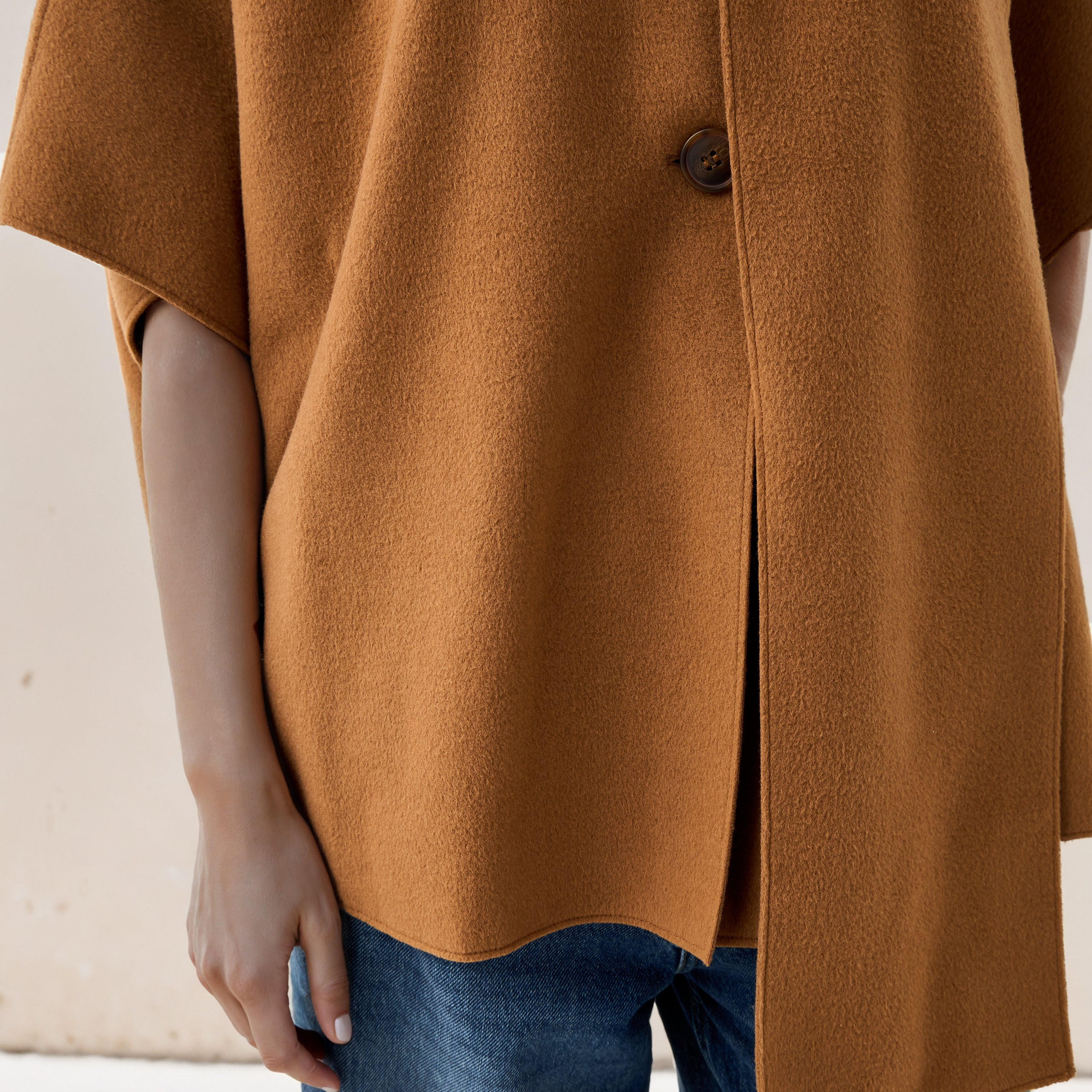 بونشو غير متماثل بارز الملمس بتفاصيل وشاح-women-winterwear-cardigansandjumpers-cardigans-image-4