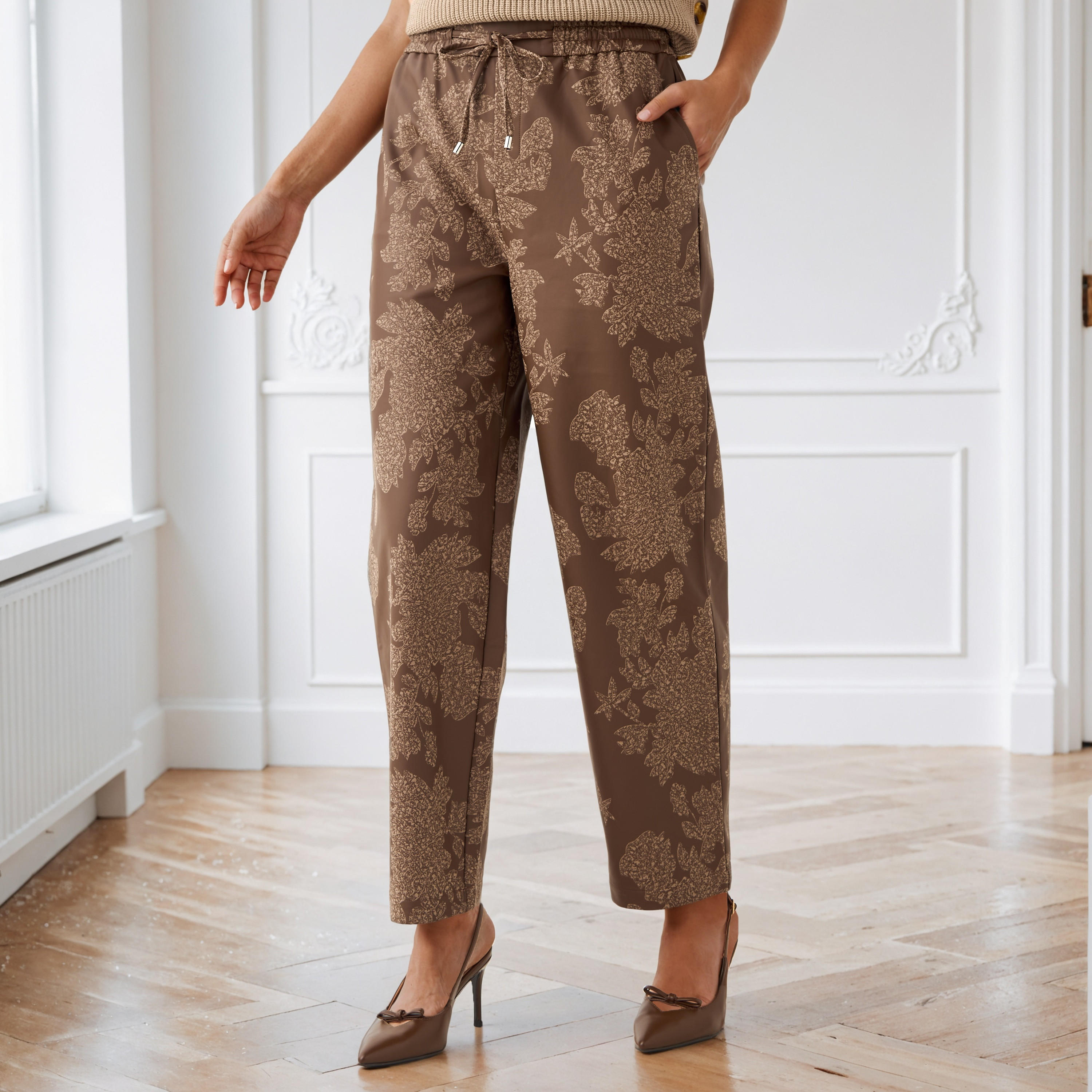 Floral Print Relaxed Fit Pants-women-clothing-bottoms-trousers-image-1