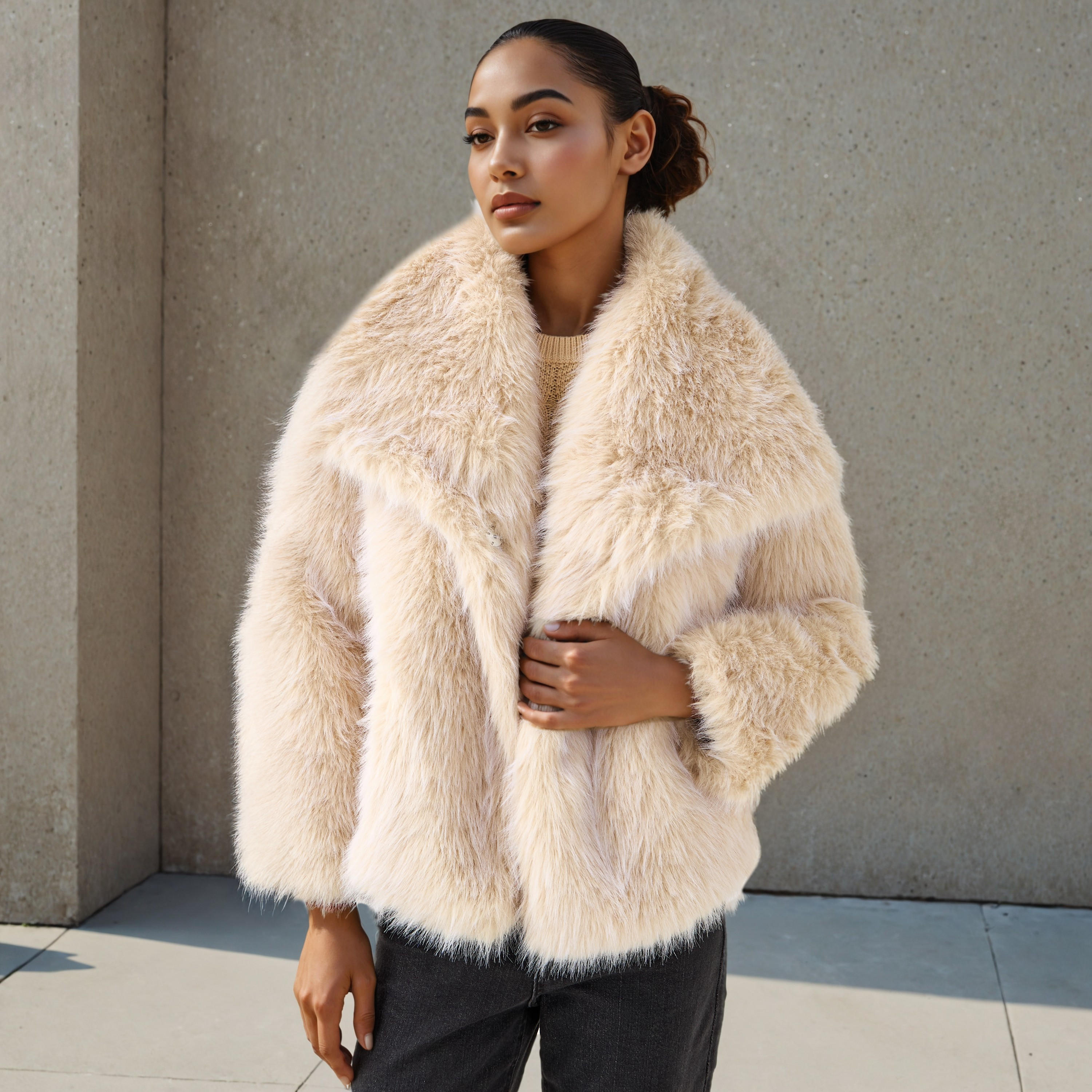 جاكيت فرو قصير بأكمام طويلة-women-winterwear-coatsandjackets-jackets-image-5