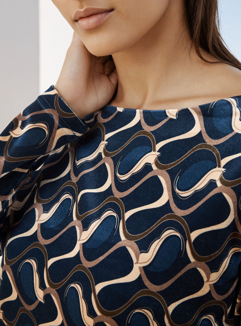 Printed Velvet Top-women-clothing-tshirts-image-4